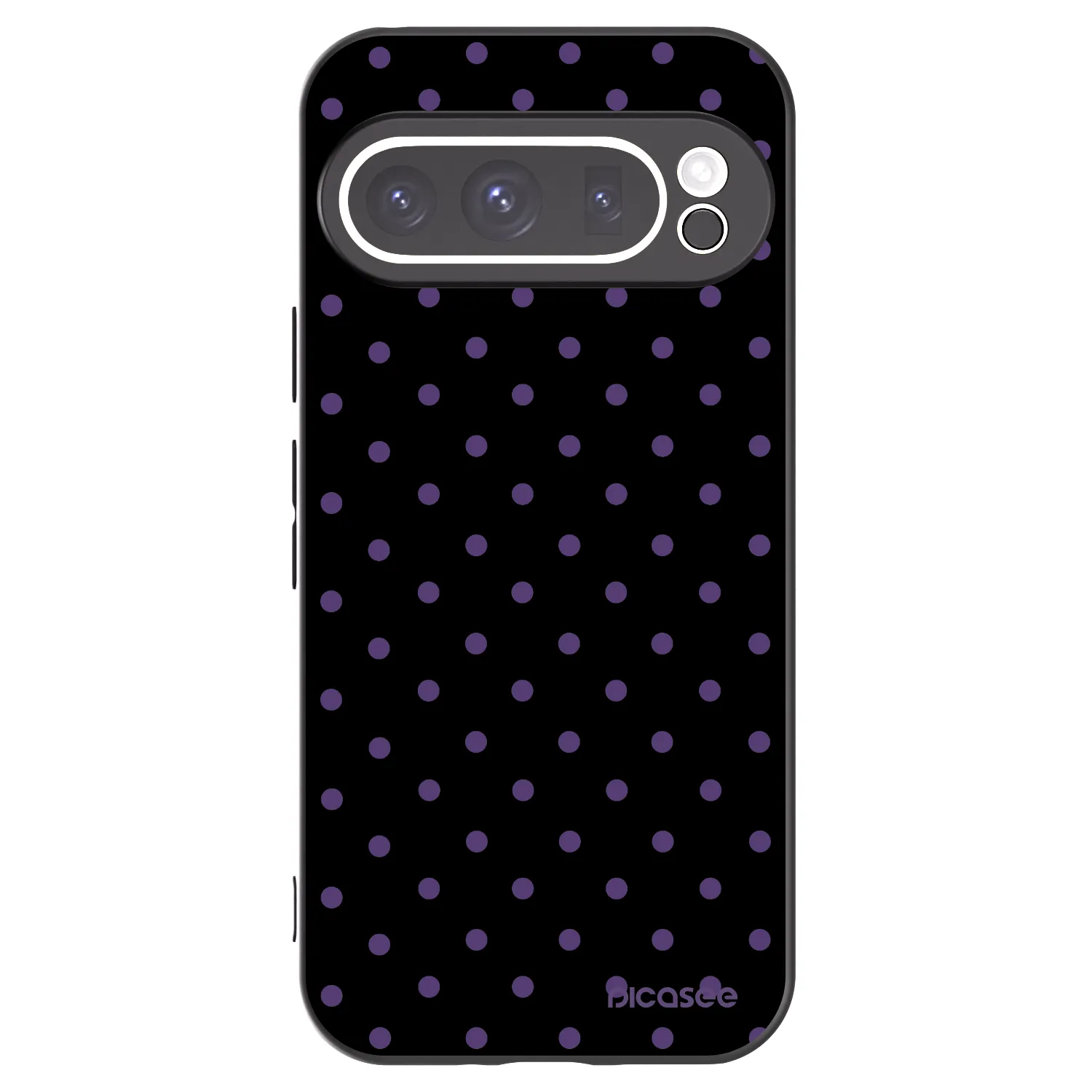 Picasee silikonový černý obal pro Google Pixel 9 Pro - Flickers