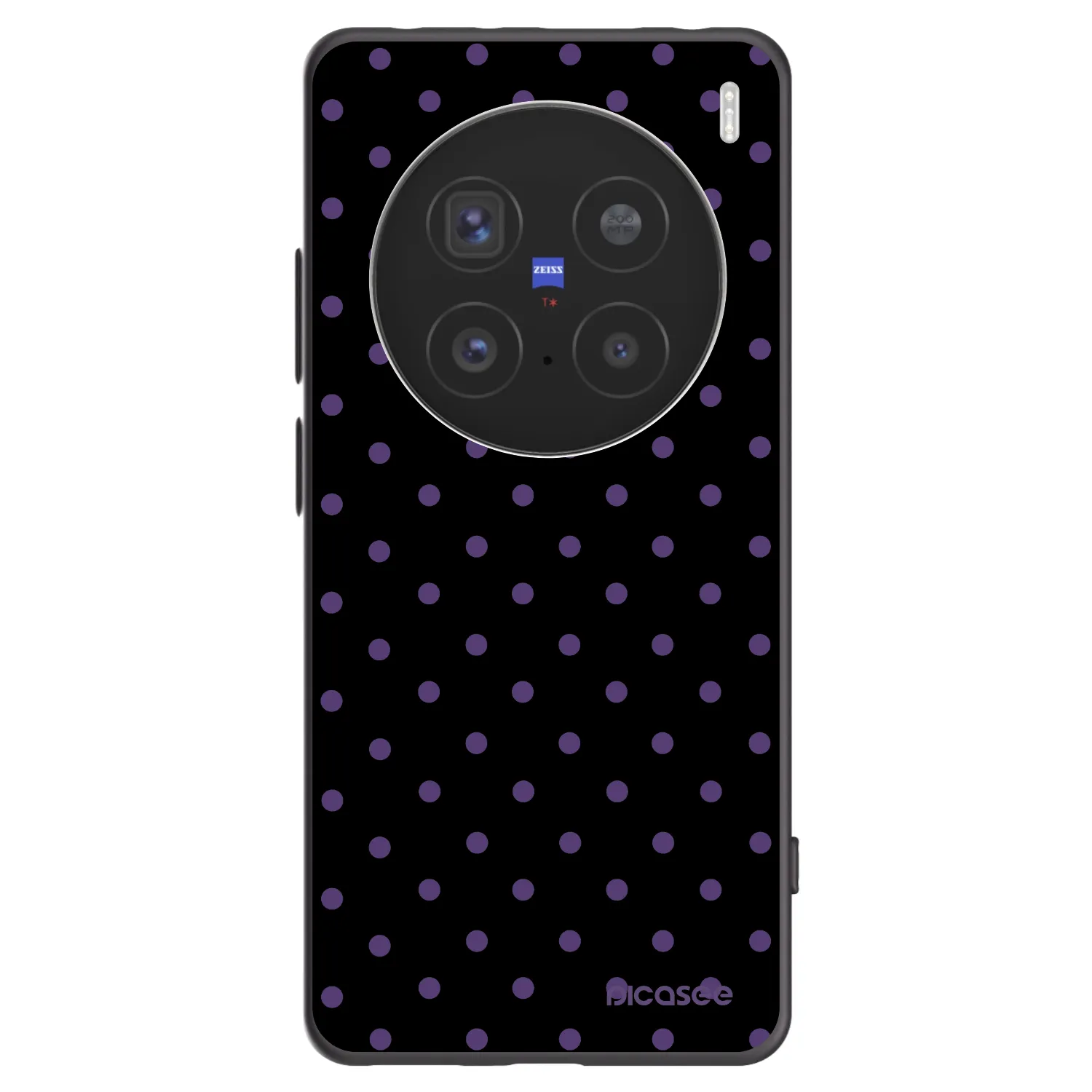 Picasee silikonový černý obal pro Vivo X200 Pro - Flickers