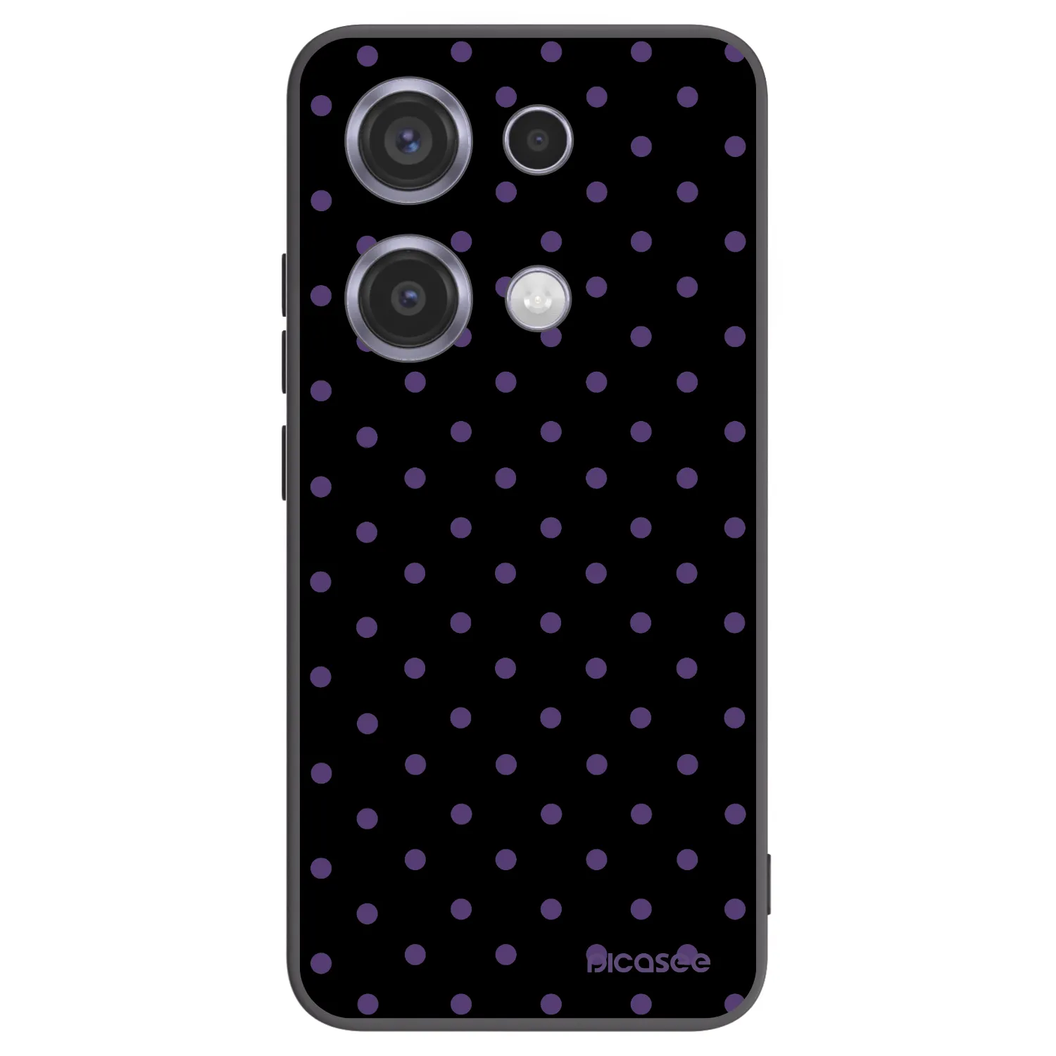 Picasee silikonový černý obal pro Xiaomi Redmi Note 14S - Flickers