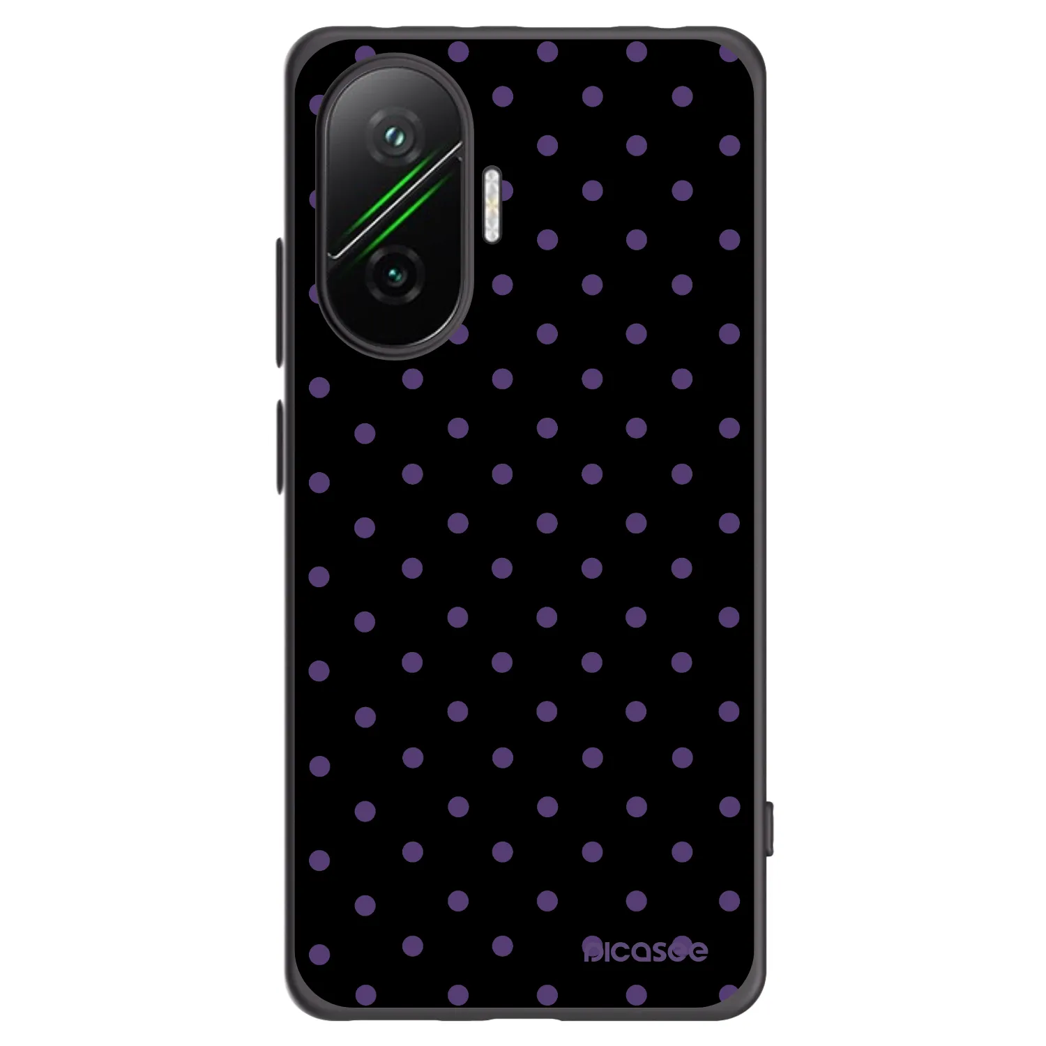 Picasee silikonový černý obal pro Xiaomi Poco F7 5G - Flickers