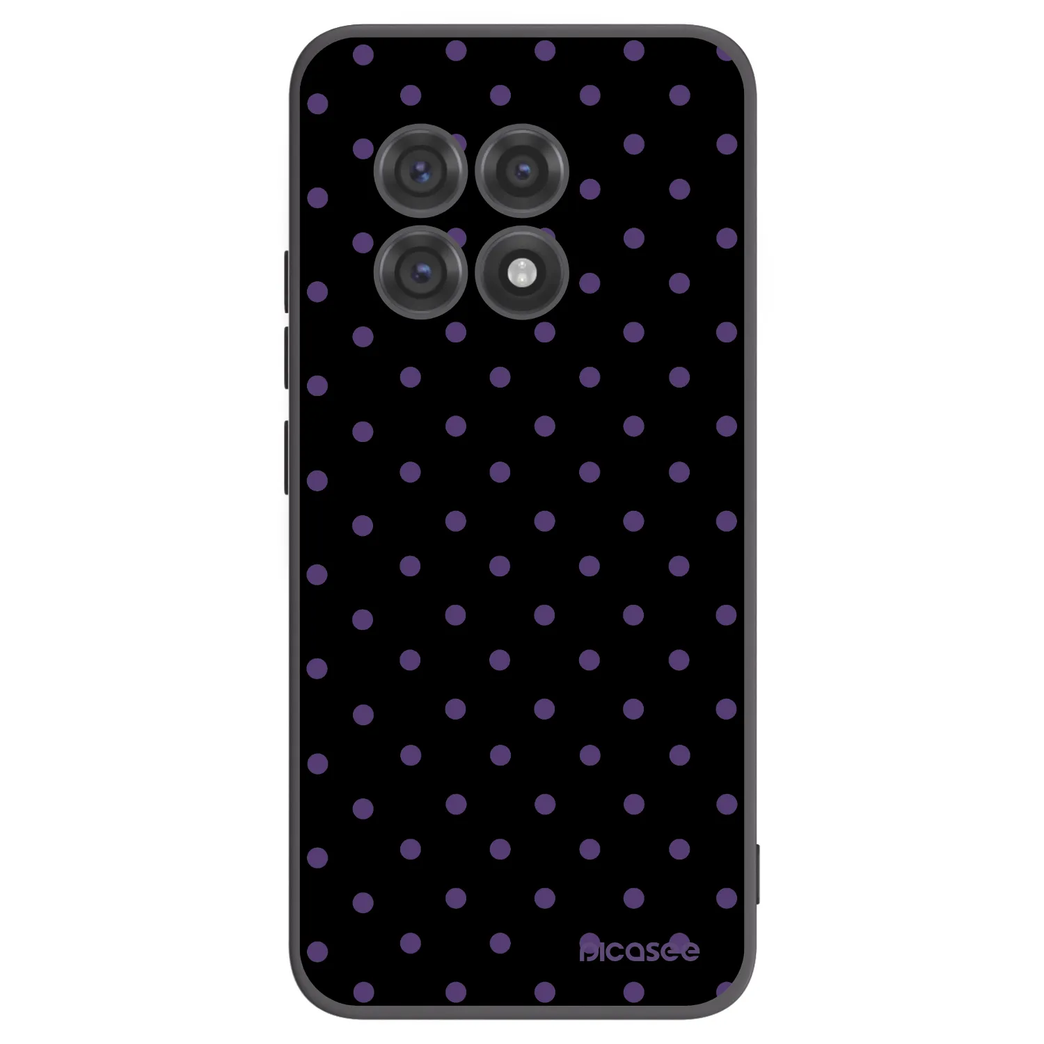 Picasee silikonový černý obal pro OnePlus 13R 5G - Flickers