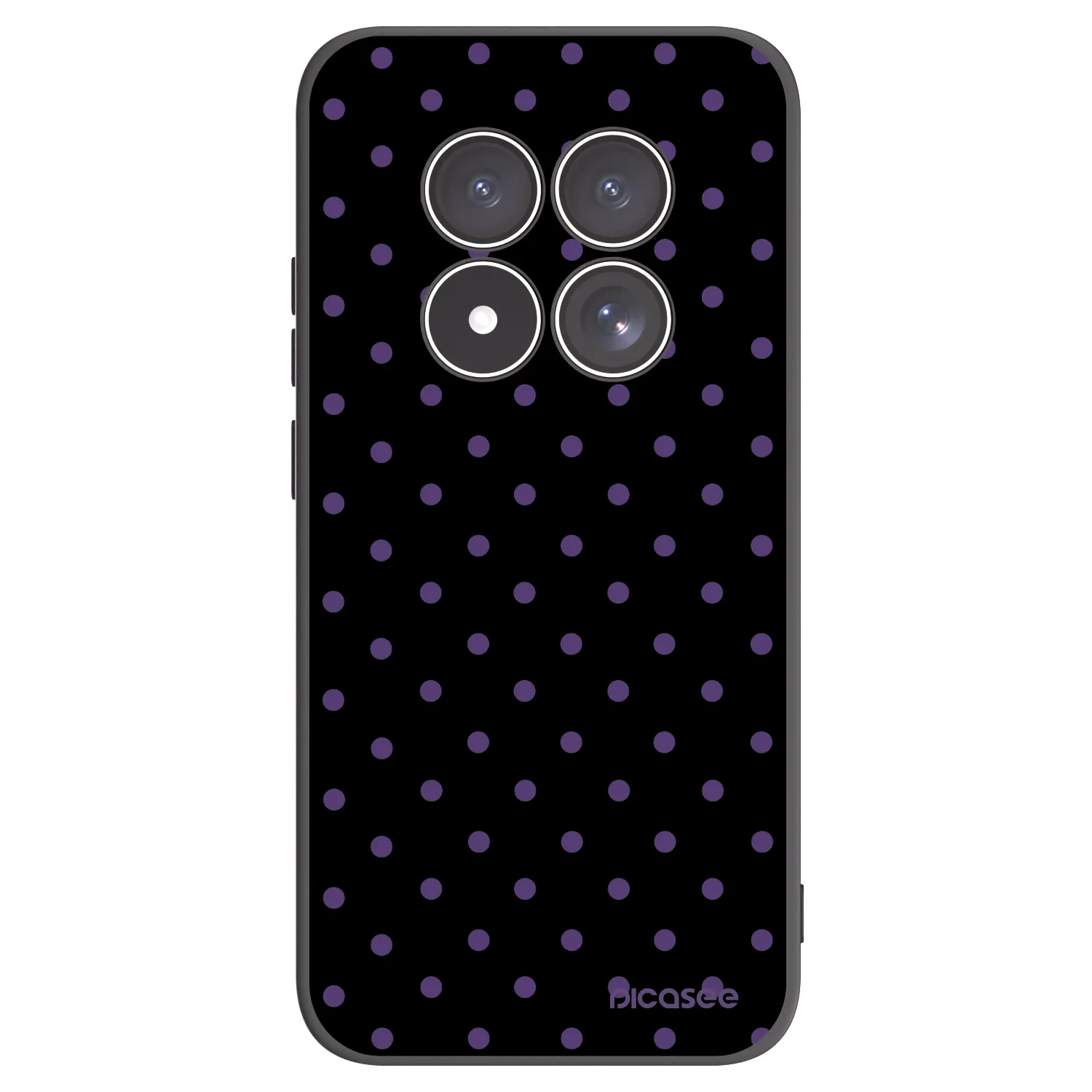 Picasee silikonový černý obal pro Xiaomi Redmi Note 15 Pro 4G - Flickers