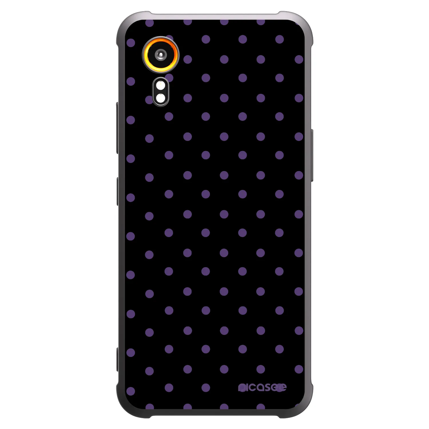 Picasee silikonový černý obal pro Samsung Galaxy XCover 7 - Flickers