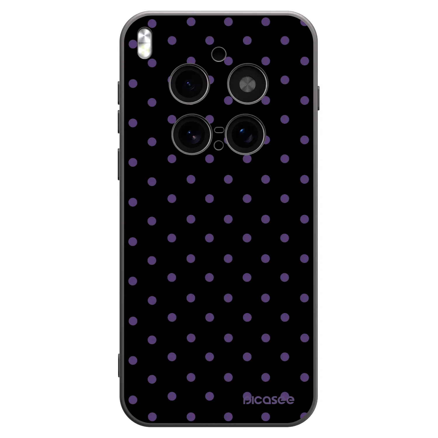 Picasee silikonový černý obal pro Vivo X300 Pro - Flickers