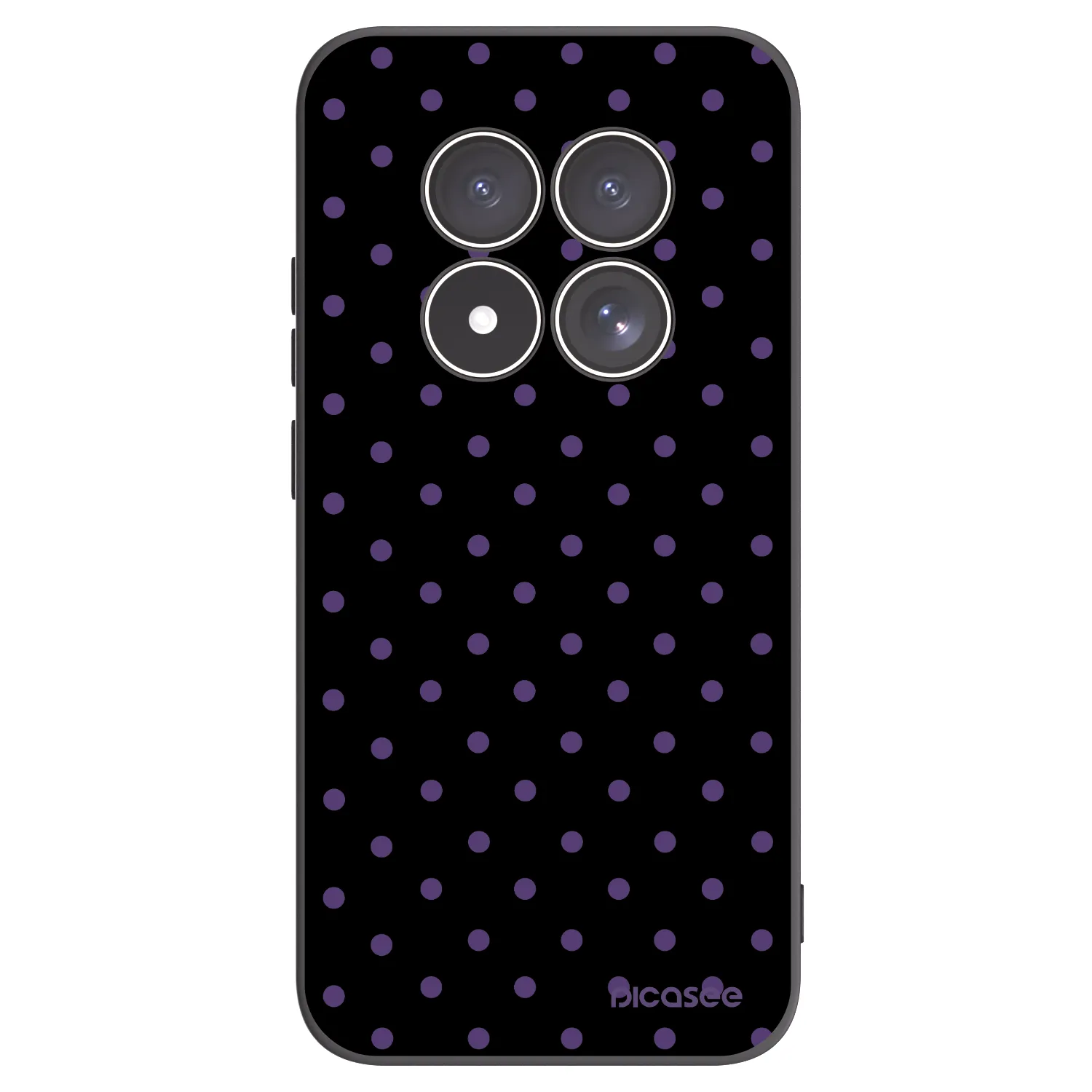 Picasee silikonový černý obal pro Xiaomi Redmi Note 15 Pro 5G - Flickers