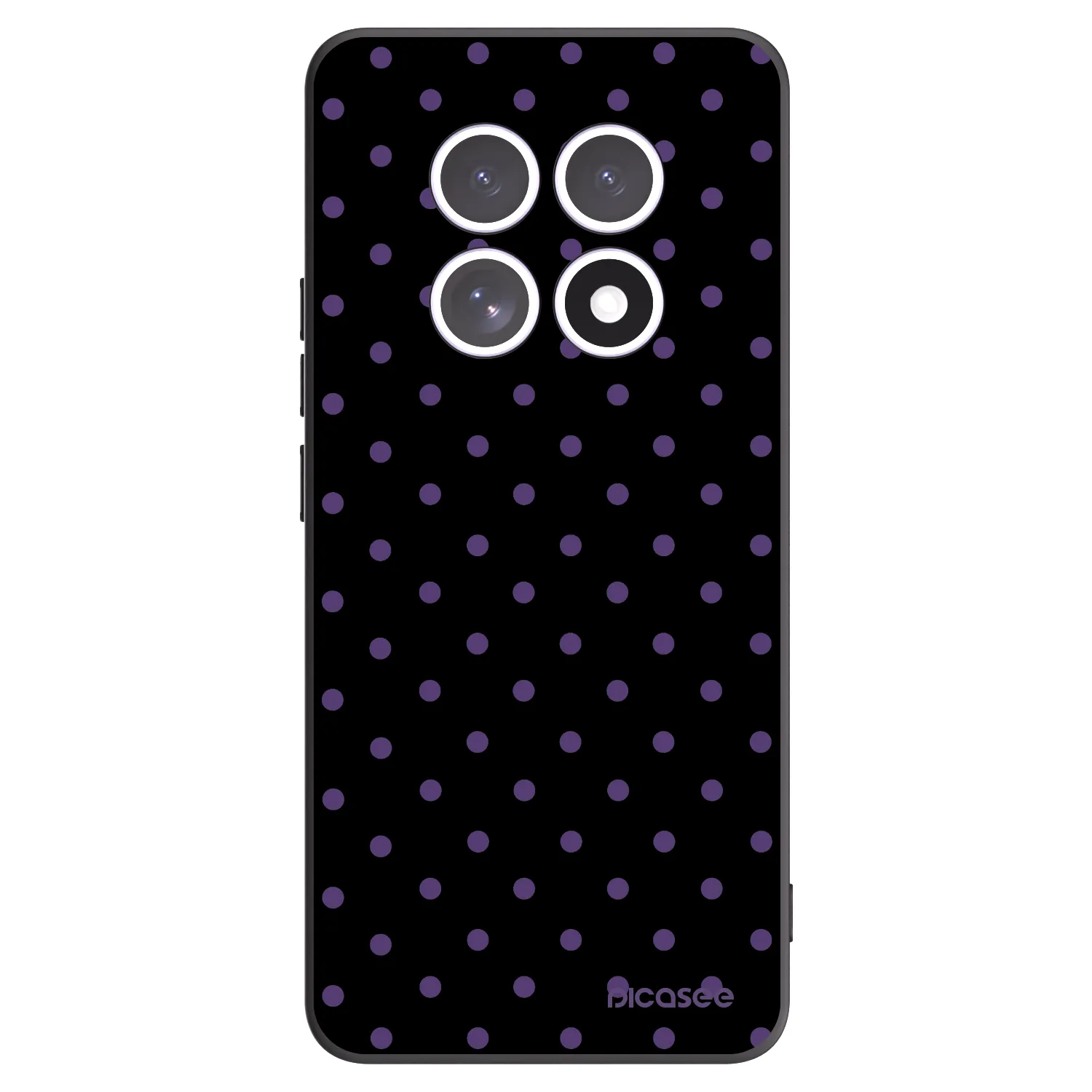Picasee silikonový černý obal pro Xiaomi Redmi Note 15 5G - Flickers