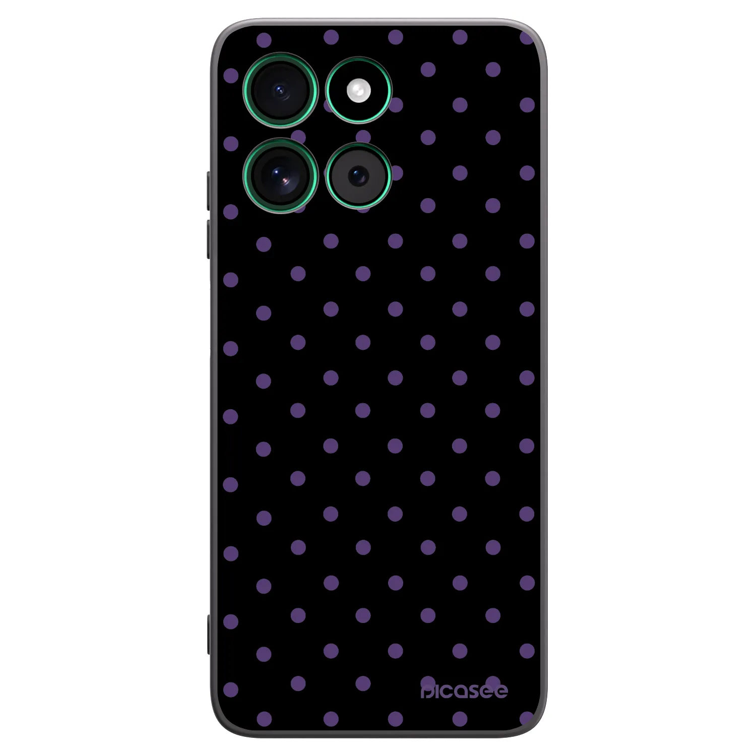Picasee silikonový černý obal pro Motorola Moto G57 Power - Flickers
