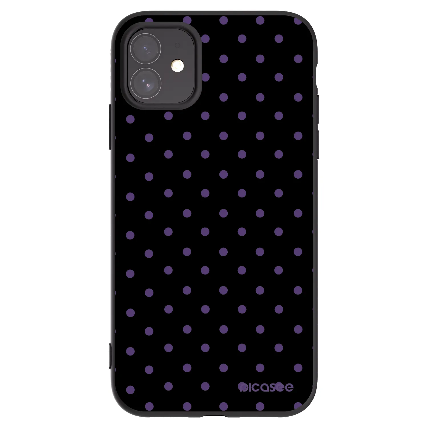 Picasee silikonový černý obal pro Apple iPhone 11 - Flickers