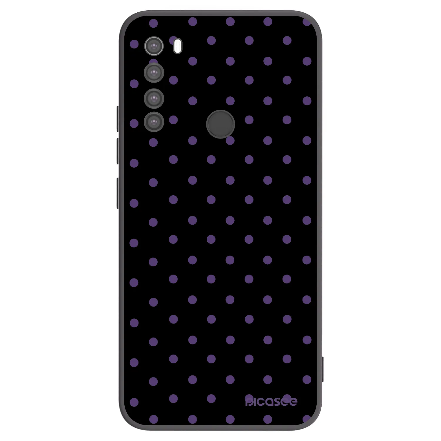 Picasee silikonový černý obal pro Xiaomi Redmi Note 8 - Flickers