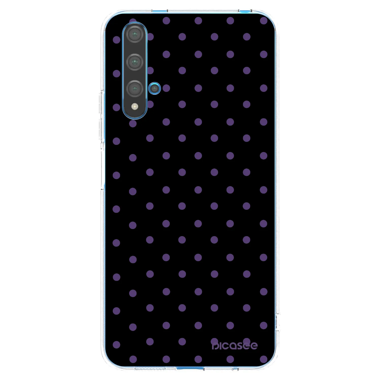Picasee silikonový průhledný obal pro Huawei Nova 5T - Flickers