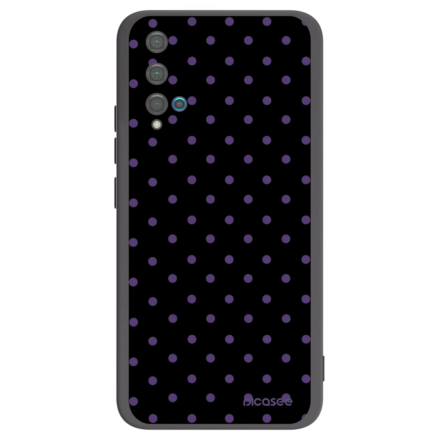 Picasee silikonový černý obal pro Huawei Nova 5T - Flickers