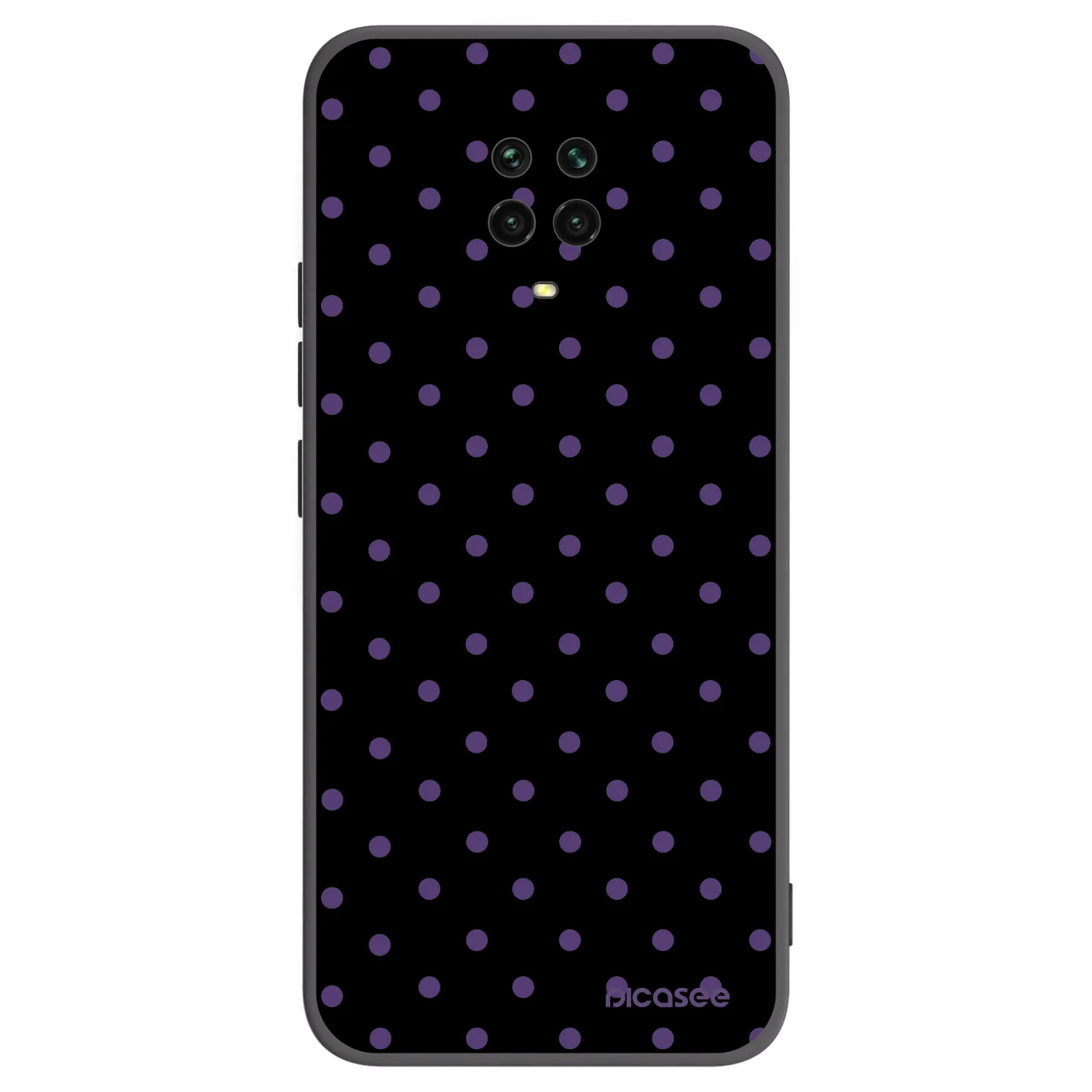 Picasee silikonový černý obal pro Xiaomi Redmi Note 9 Pro - Flickers