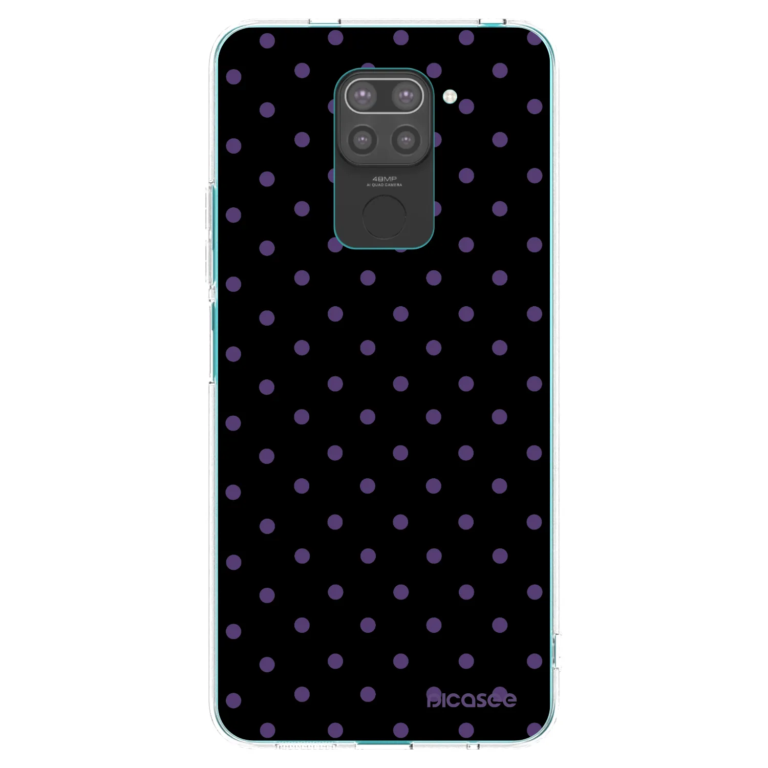 Picasee silikonový černý obal pro Xiaomi Redmi Note 9 - Flickers