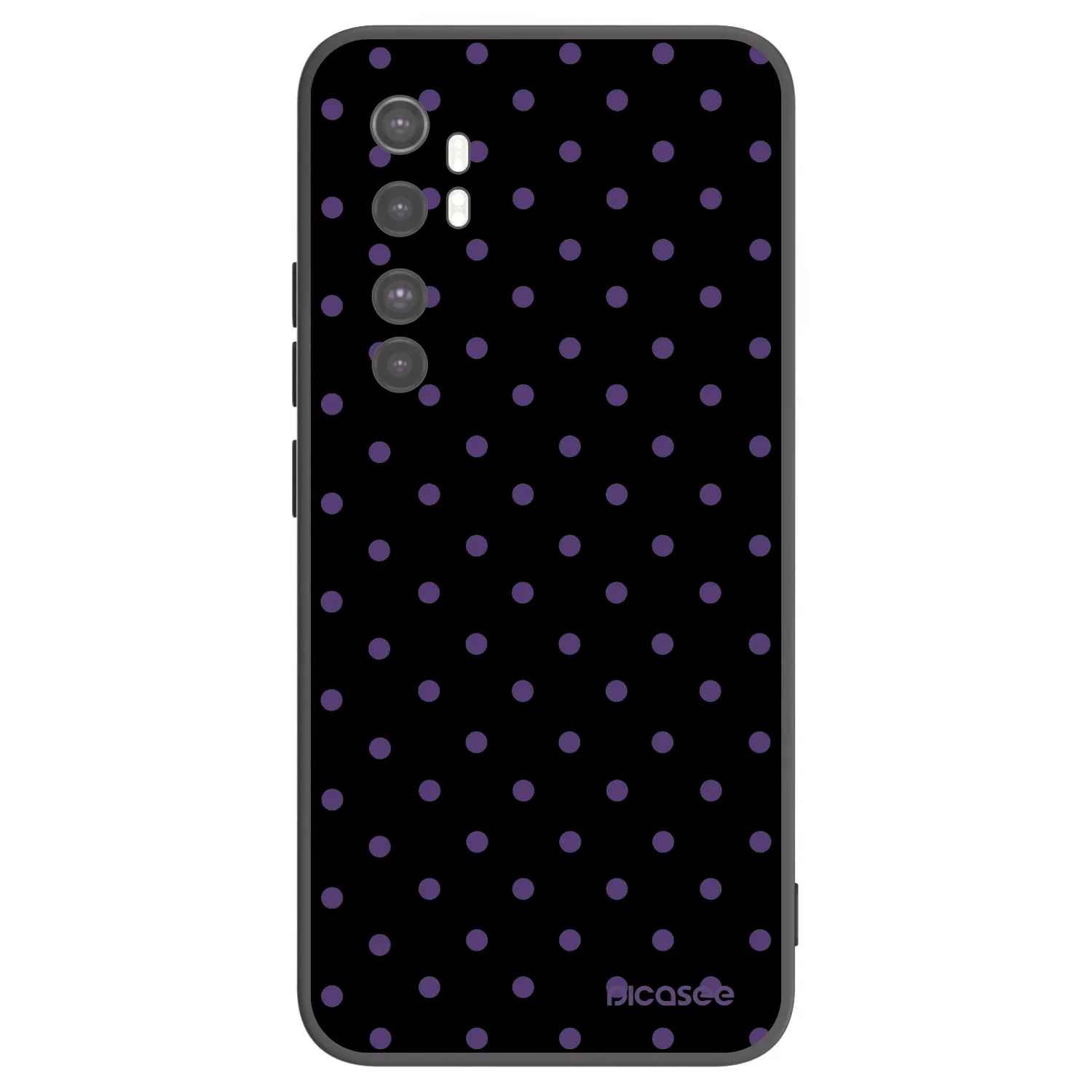 Picasee silikonový černý obal pro Xiaomi Mi Note 10 Lite - Flickers