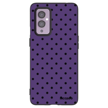 Picasee silikonový černý obal pro OnePlus 9 - Flickers 2