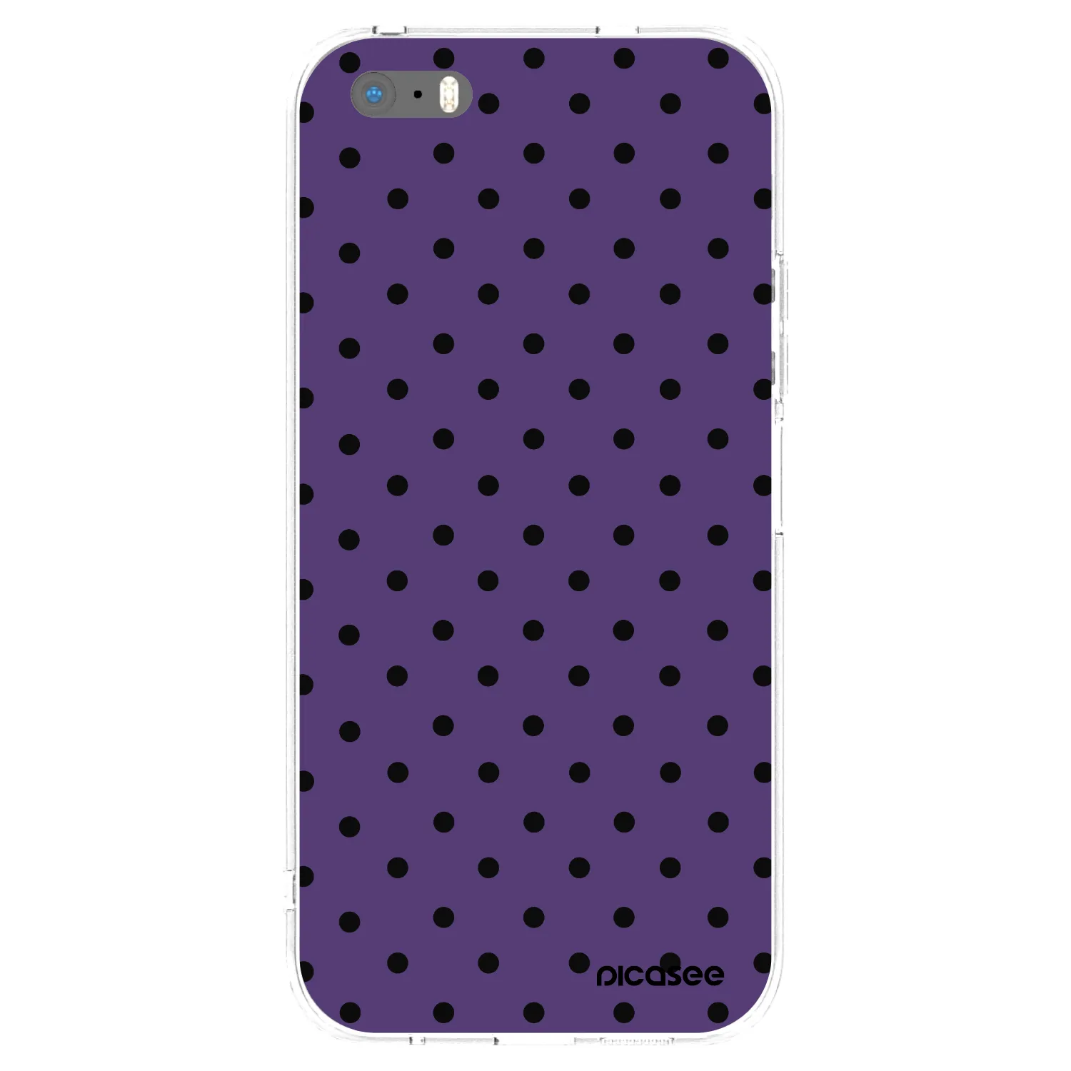 Picasee silikonový průhledný obal pro Apple iPhone 5/5S/SE - Flickers 2