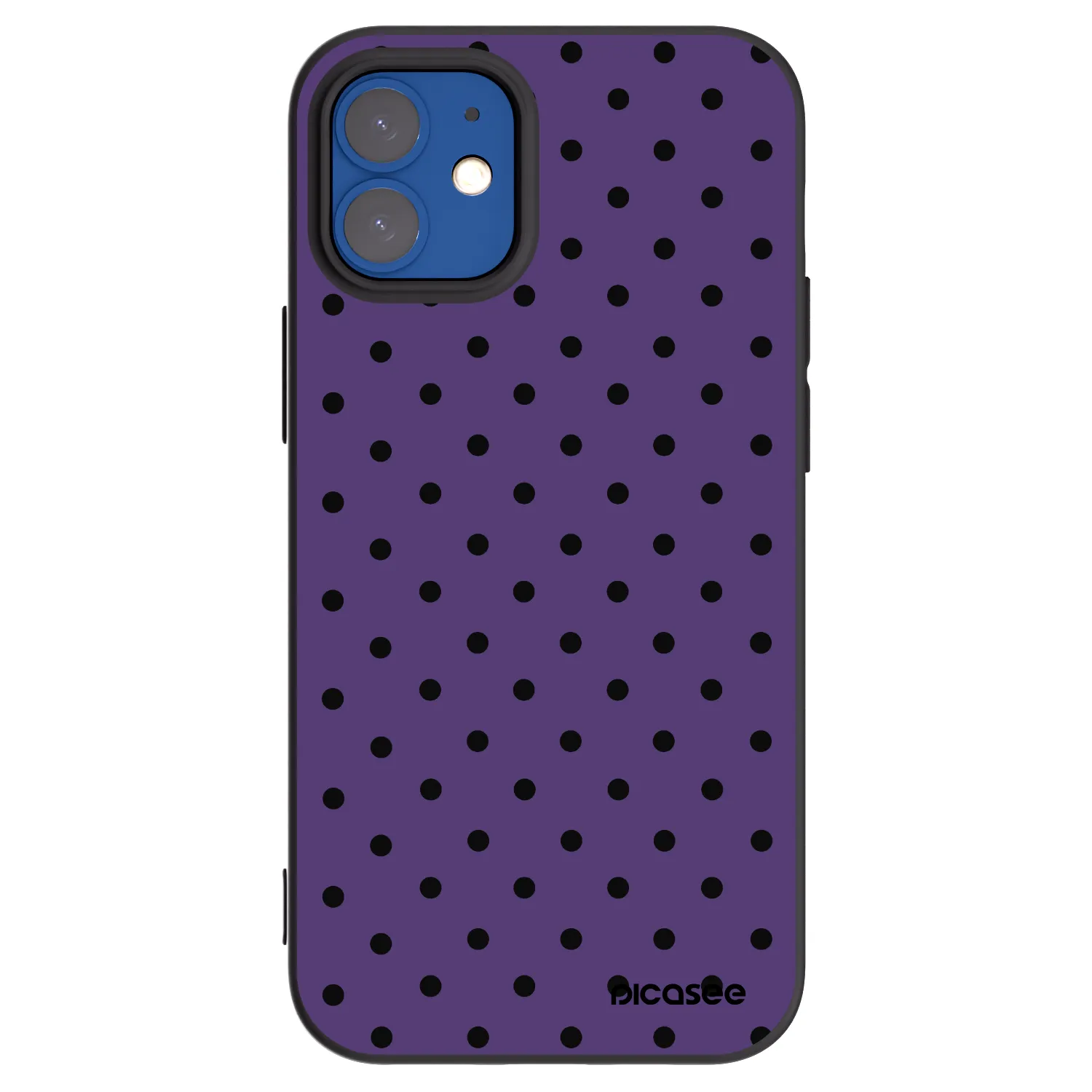 Picasee silikonový černý obal pro Apple iPhone 12 mini - Flickers 2