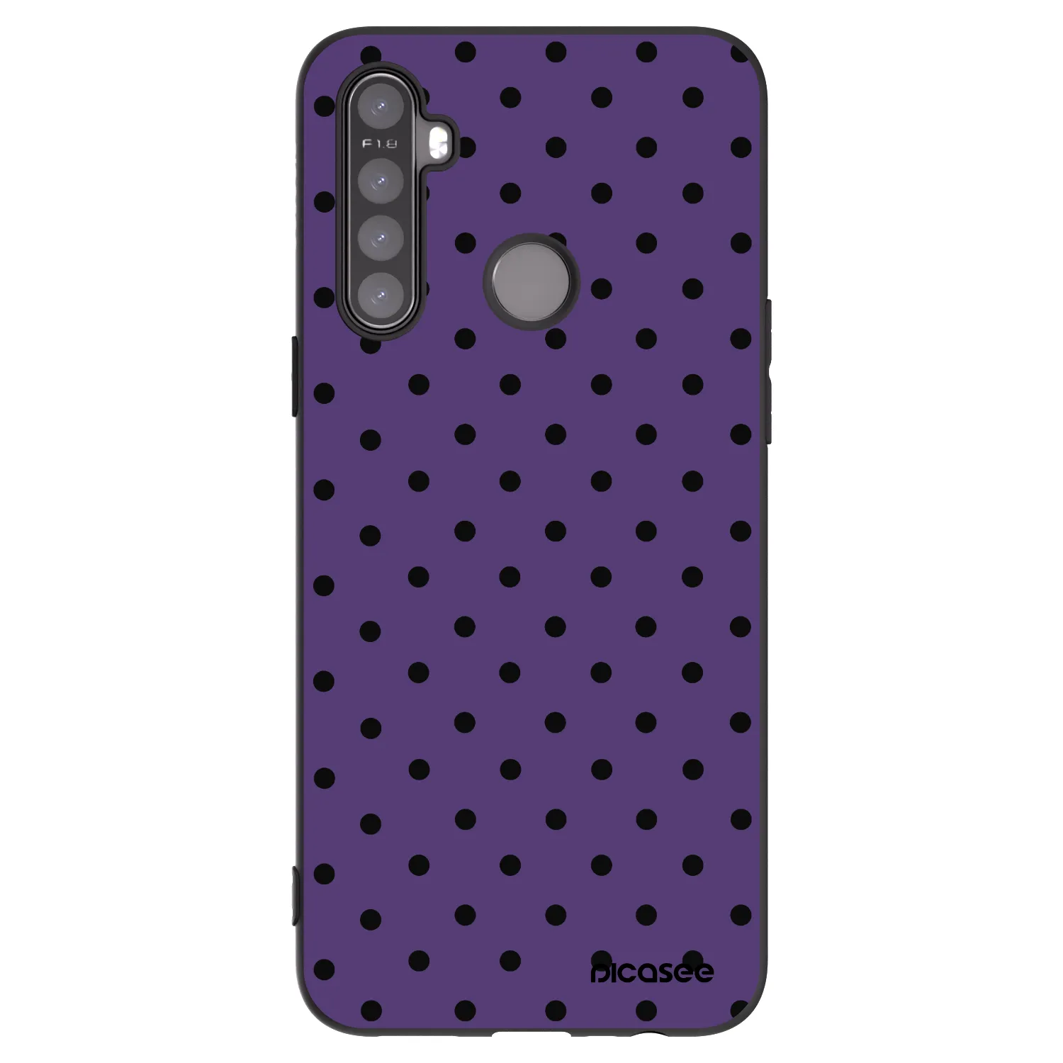 Picasee silikonový černý obal pro Realme 6i - Flickers 2