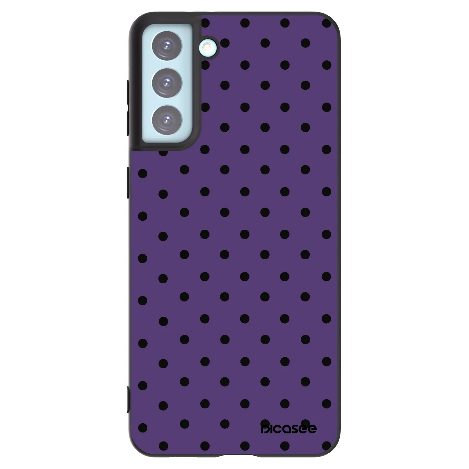 Picasee silikonový černý obal pro Samsung Galaxy S21+ 5G G996F - Flickers 2