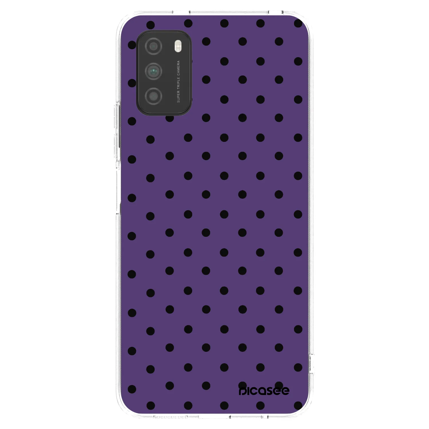 Picasee silikonový průhledný obal pro Xiaomi Poco M3 - Flickers 2