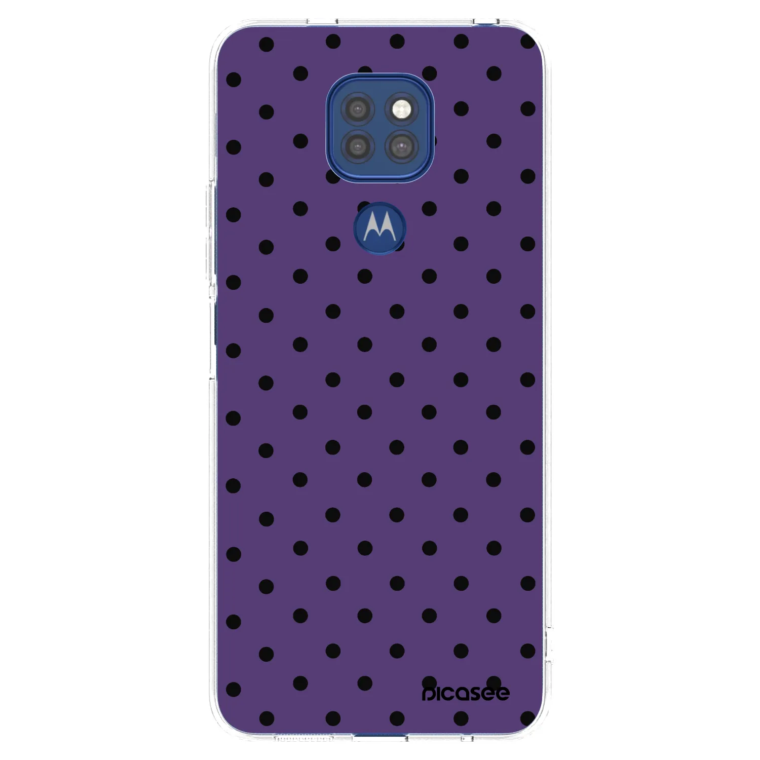 Picasee silikonový průhledný obal pro Motorola Moto G9 Play - Flickers 2
