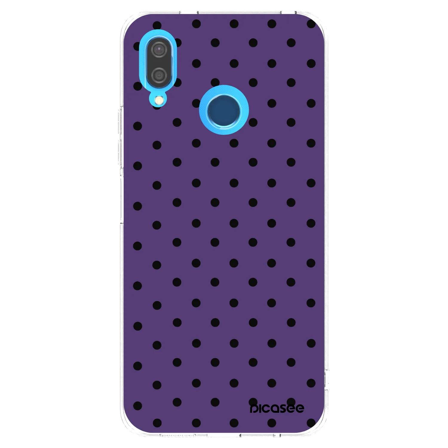 Picasee silikonový průhledný obal pro Huawei P20 Lite - Flickers 2