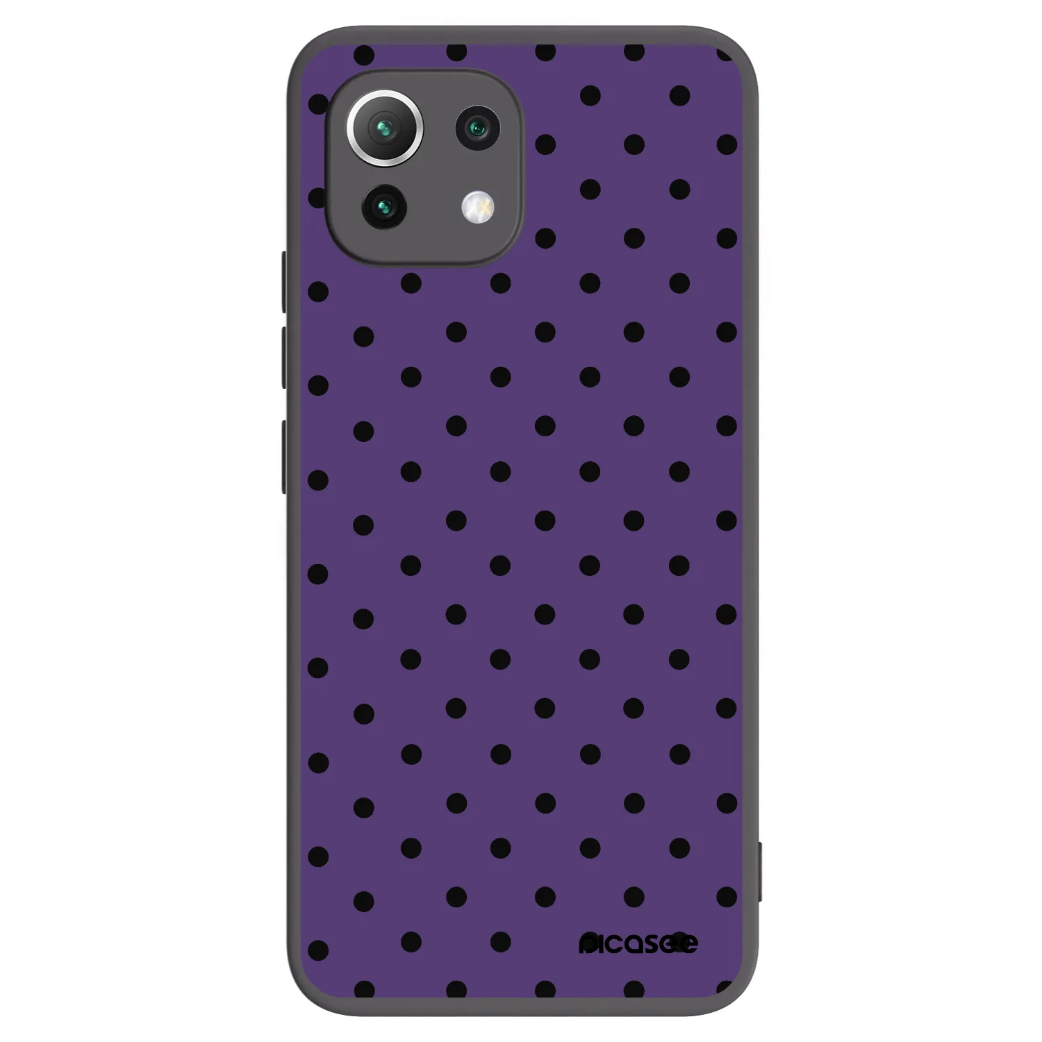 Picasee silikonový černý obal pro Xiaomi Mi 11 Lite - Flickers 2