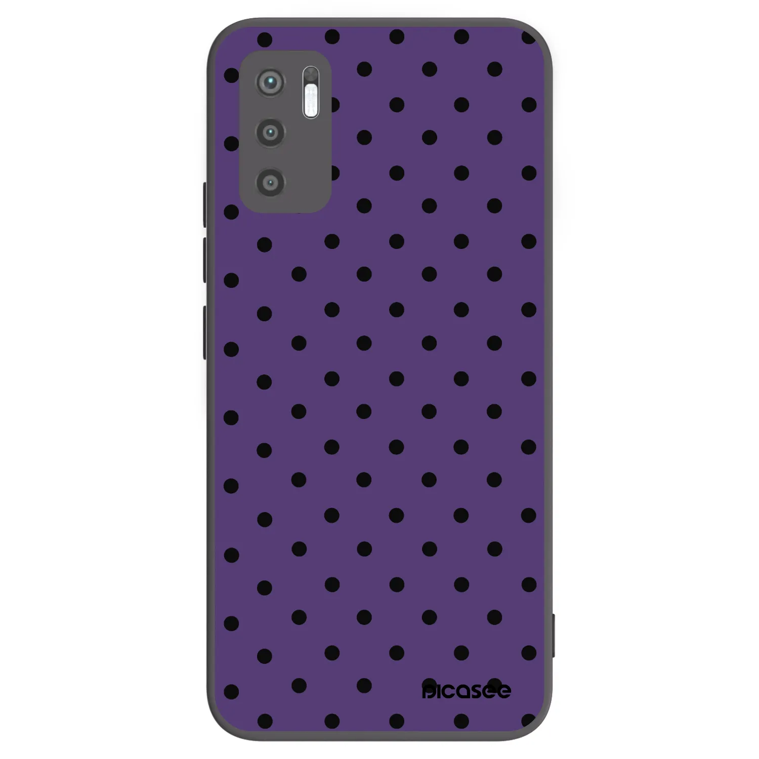 Picasee silikonový černý obal pro Xiaomi Redmi Note 10 5G - Flickers 2