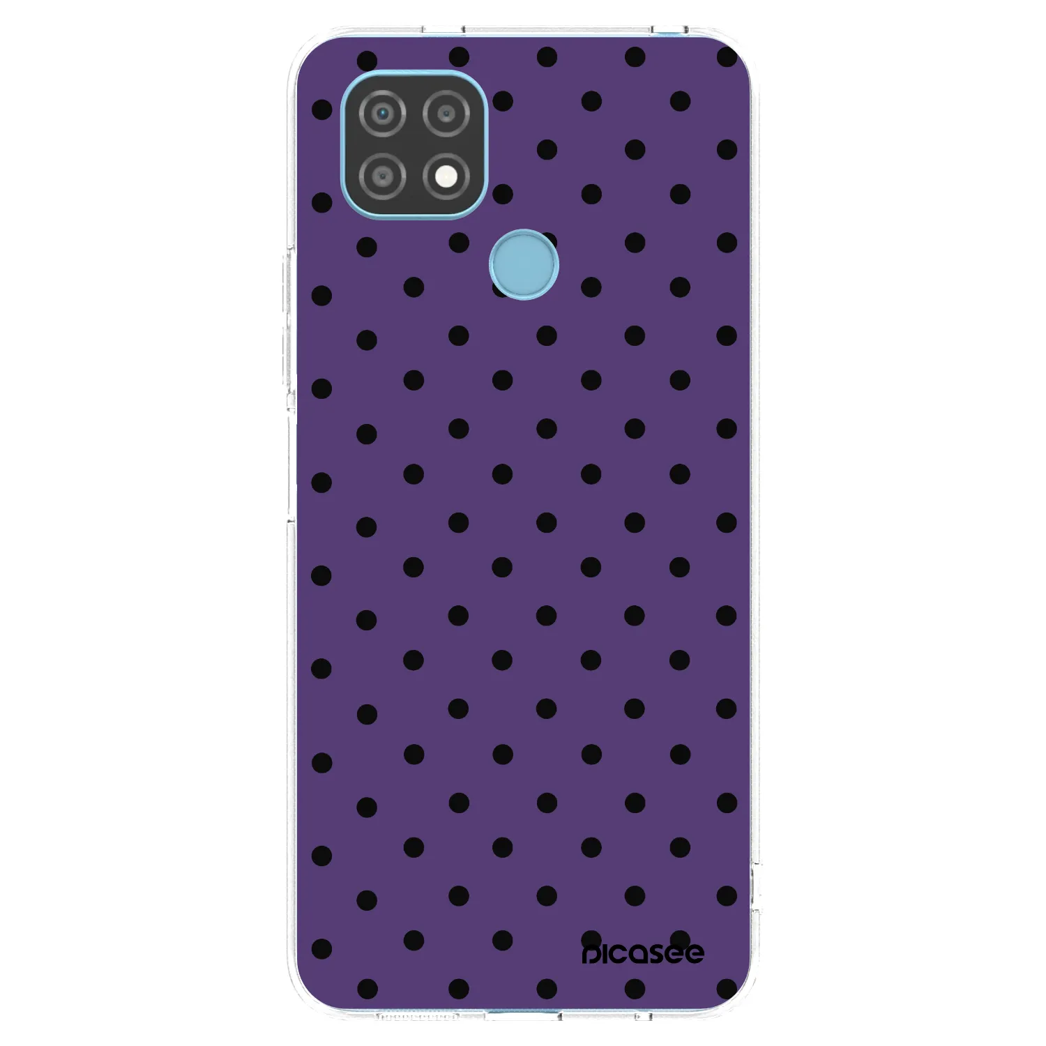 Picasee silikonový průhledný obal pro Realme C21 - Flickers 2
