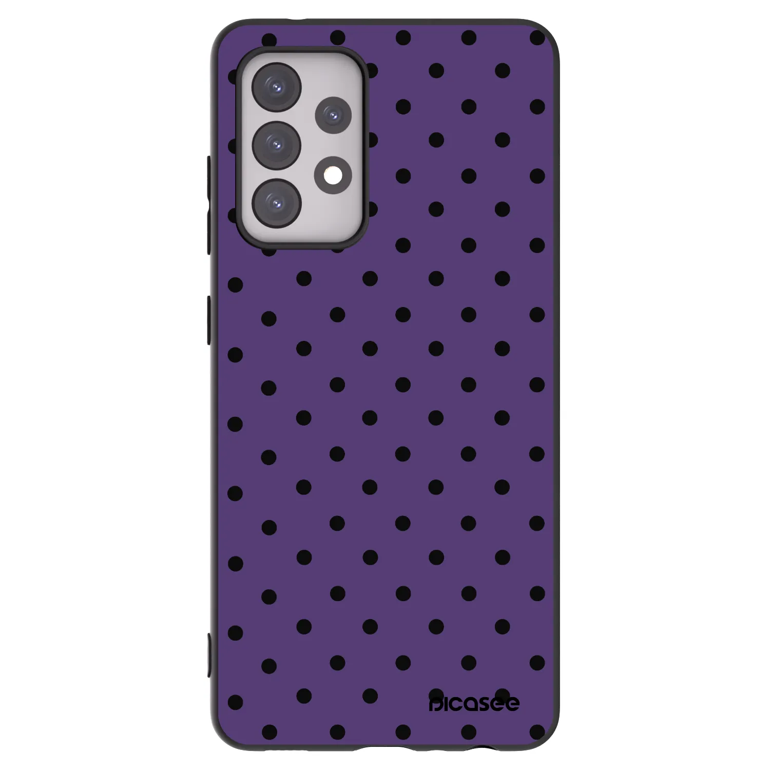 Picasee silikonový černý obal pro Samsung Galaxy A52s 5G A528B - Flickers 2