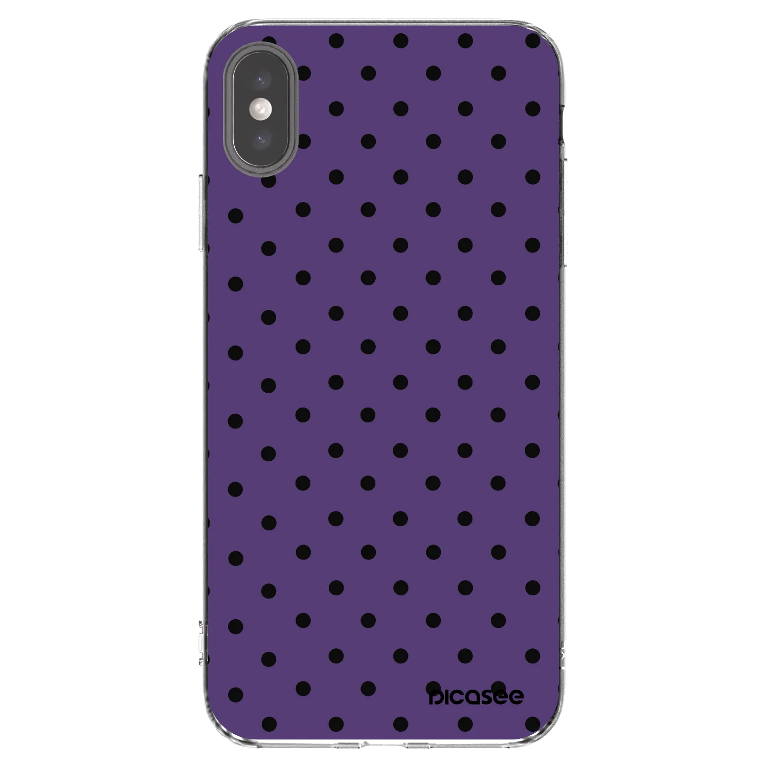 Picasee silikonový průhledný obal pro Apple iPhone XS Max - Flickers 2