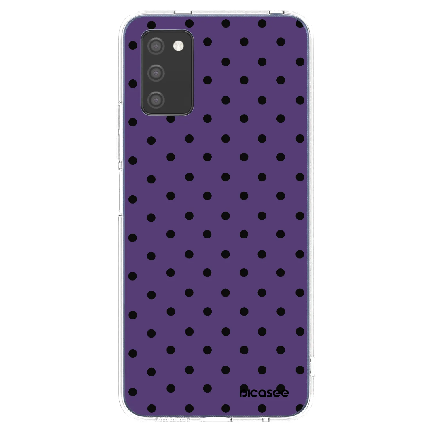 Picasee silikonový průhledný obal pro Samsung Galaxy A03s A037G - Flickers 2