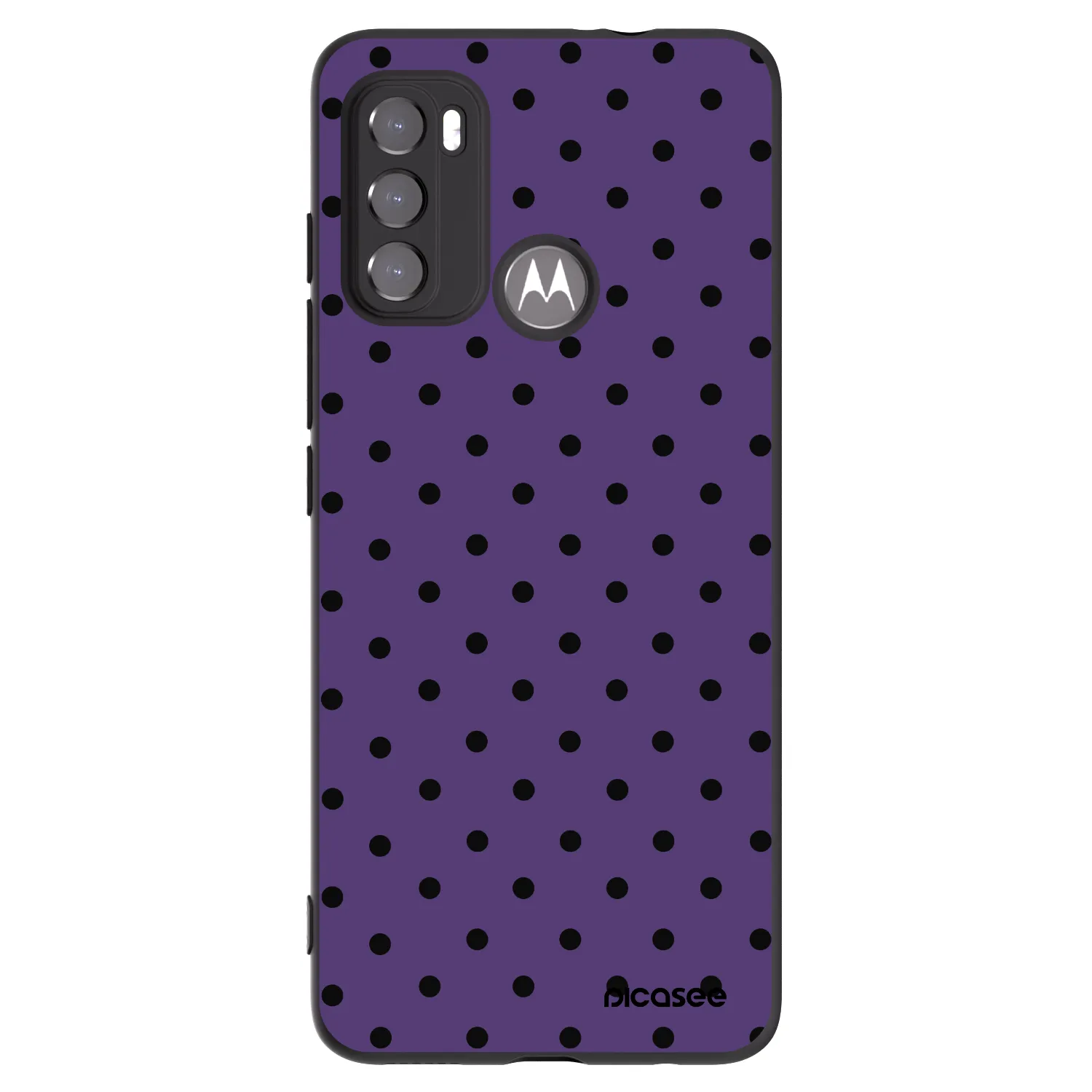 Picasee silikonový černý obal pro Motorola Moto G60 - Flickers 2