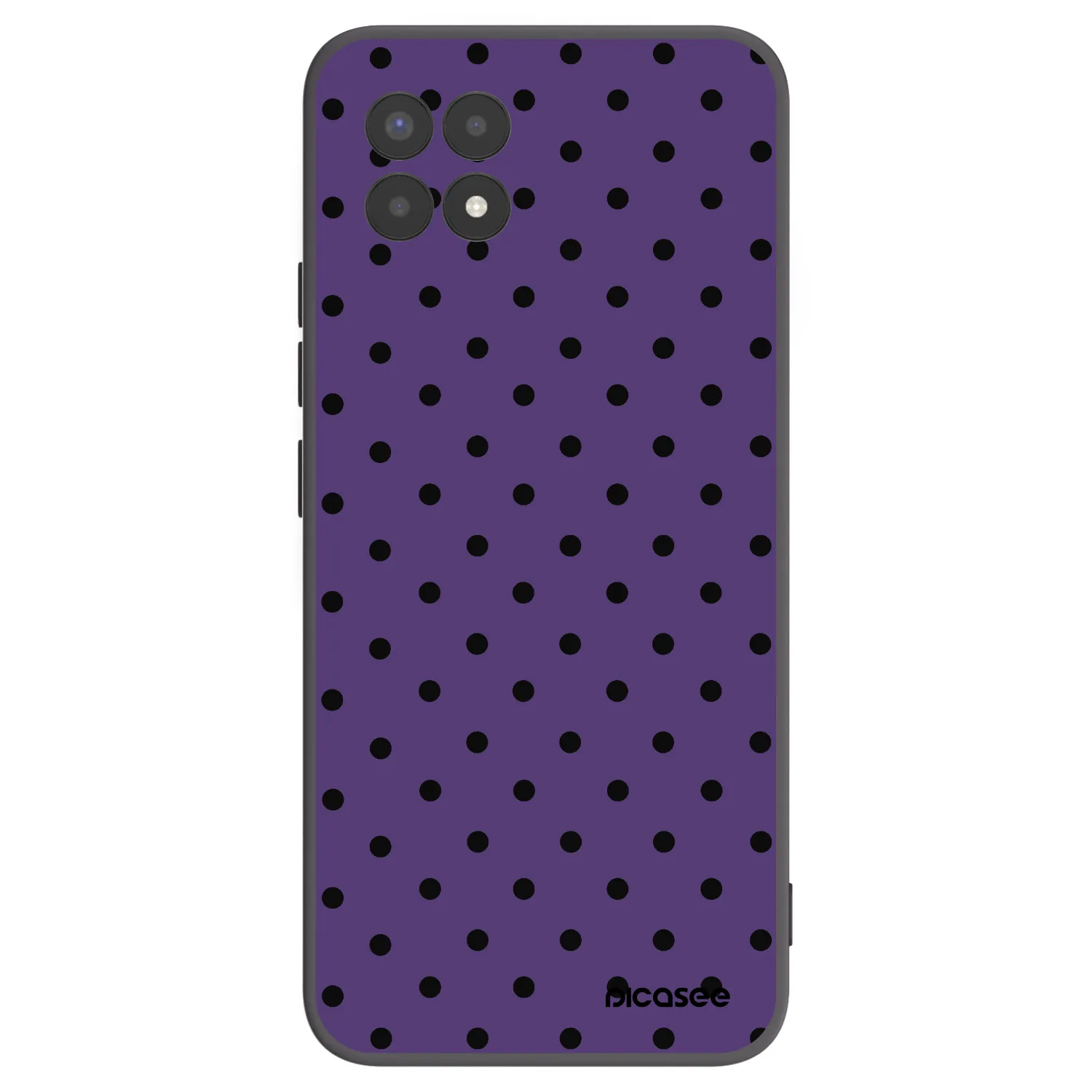 Picasee silikonový černý obal pro Realme 8i - Flickers 2