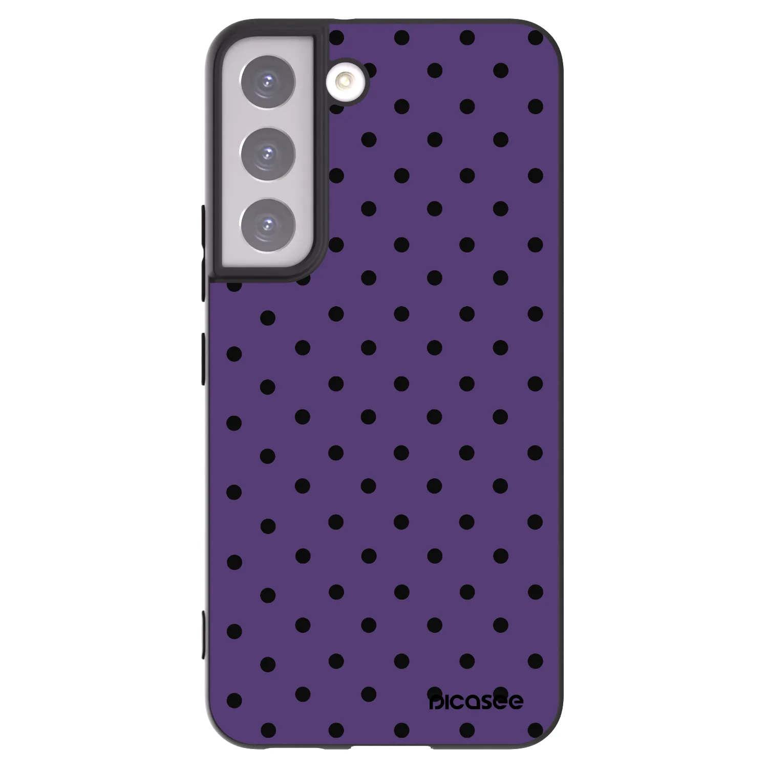 Picasee silikonový černý obal pro Samsung Galaxy S22 5G - Flickers 2