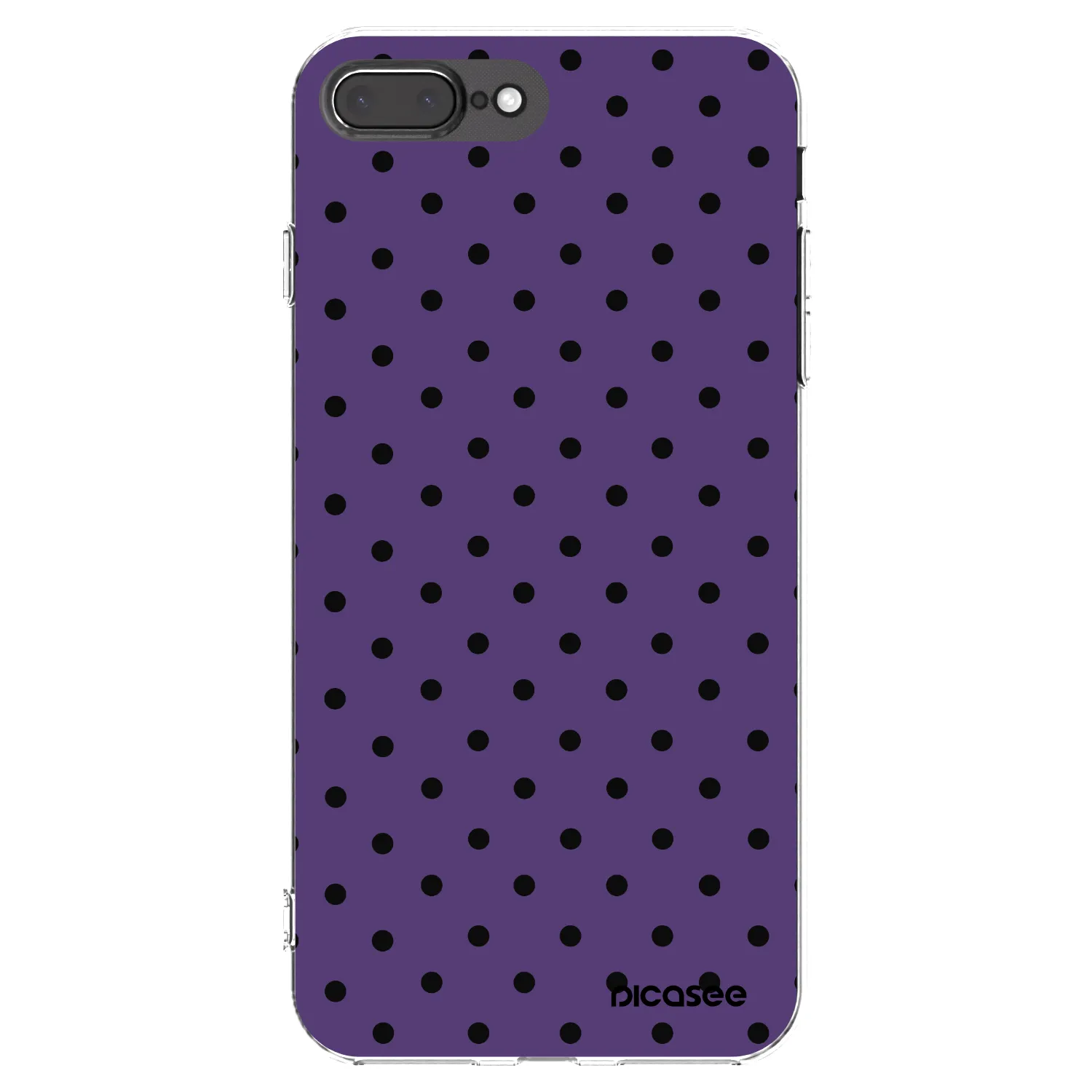 Picasee silikonový průhledný obal pro Apple iPhone 7 Plus - Flickers 2