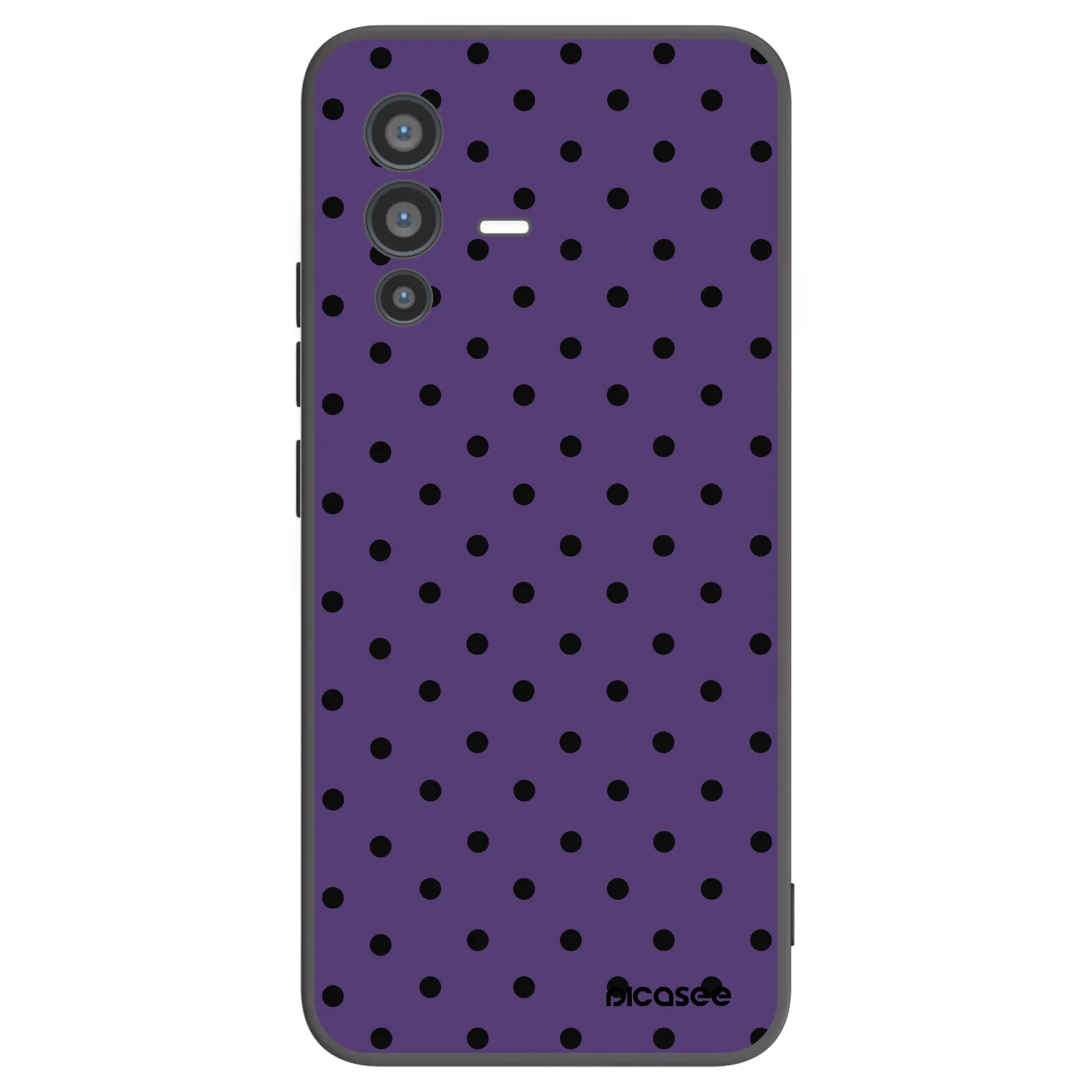 Picasee silikonový černý obal pro Vivo V23 5G - Flickers 2