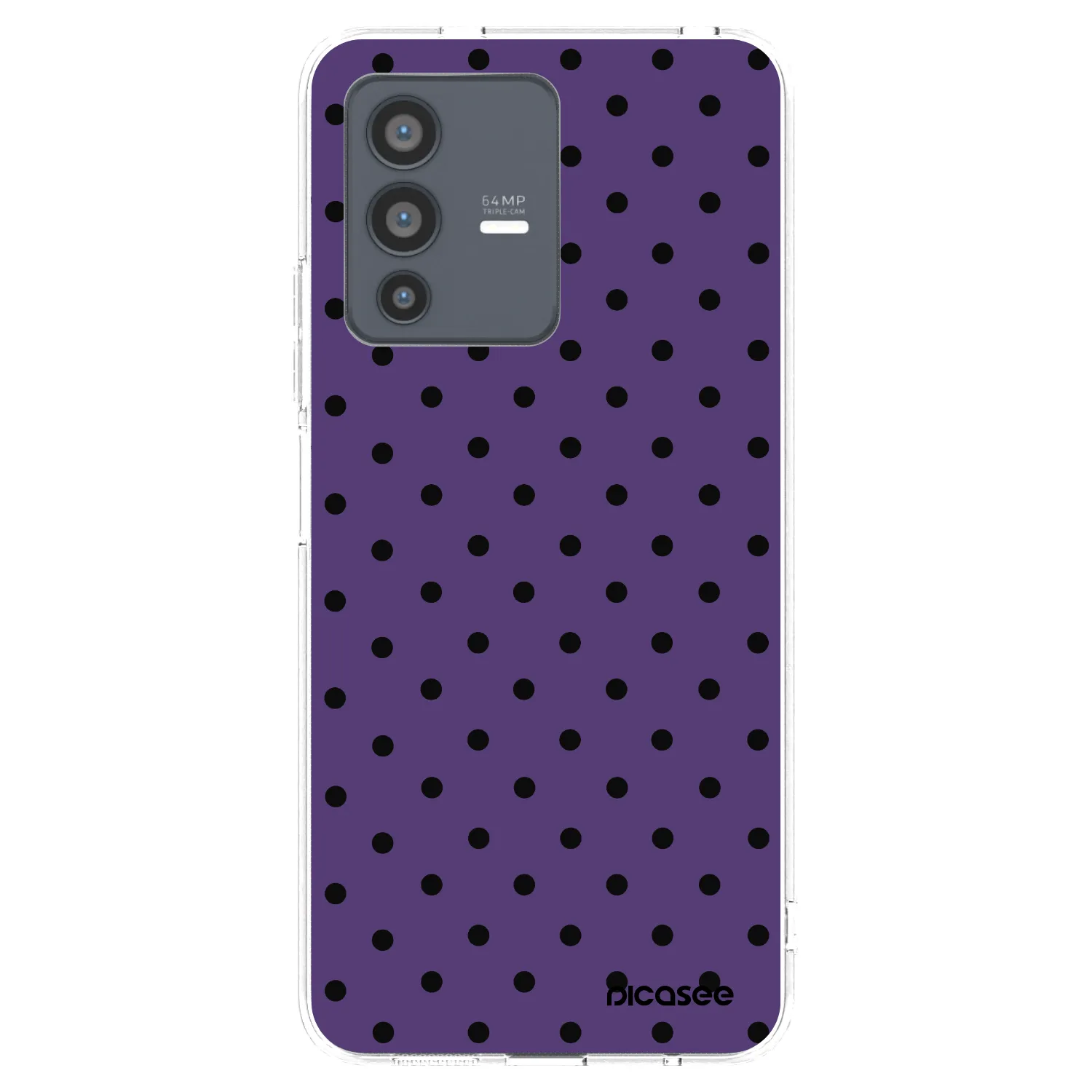 Picasee silikonový průhledný obal pro Vivo V23 5G - Flickers 2