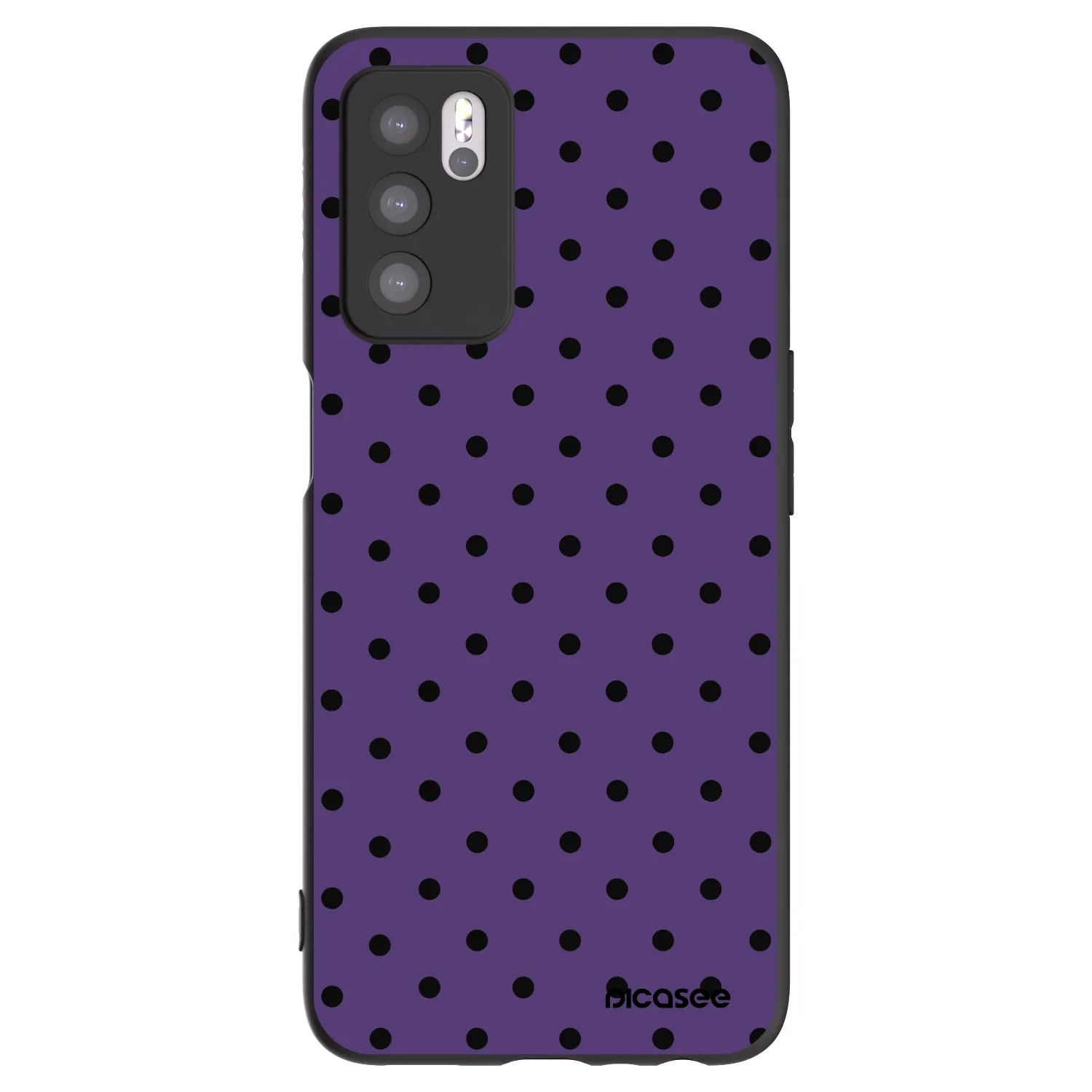 Picasee silikonový černý obal pro OPPO A16 - Flickers 2