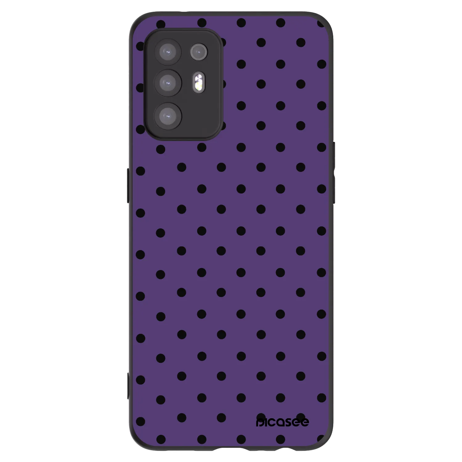 Picasee silikonový černý obal pro OPPO A94 5G - Flickers 2