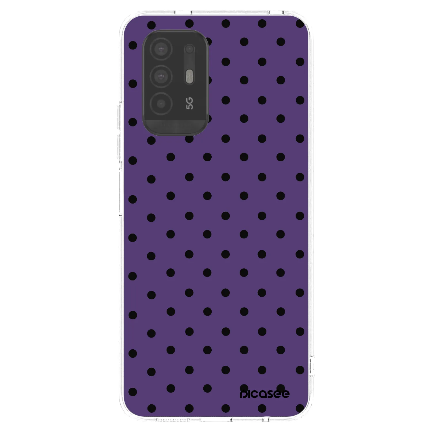 Picasee silikonový průhledný obal pro OPPO A94 5G - Flickers 2