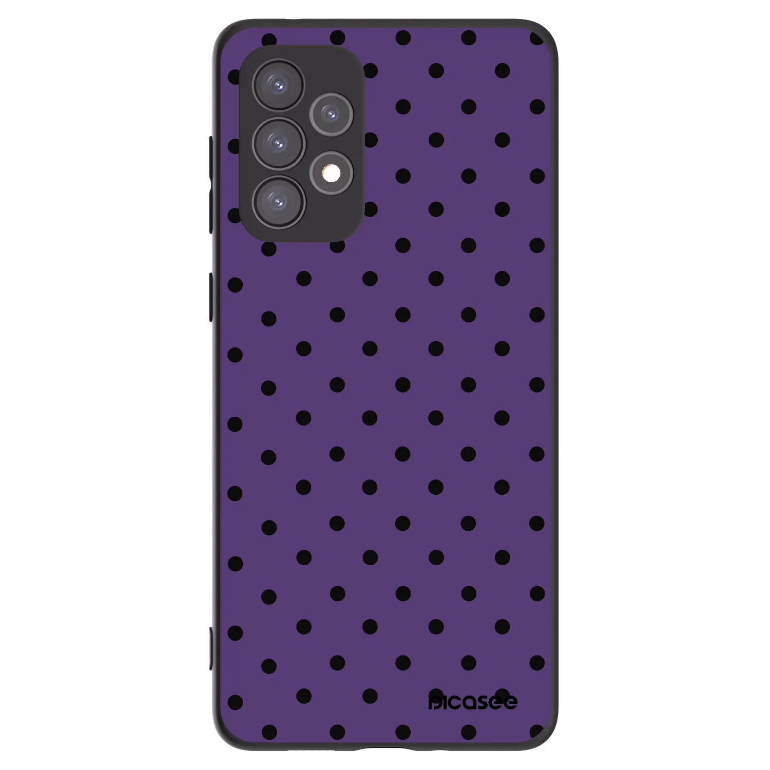 Picasee silikonový černý obal pro Samsung Galaxy A73 5G - Flickers 2