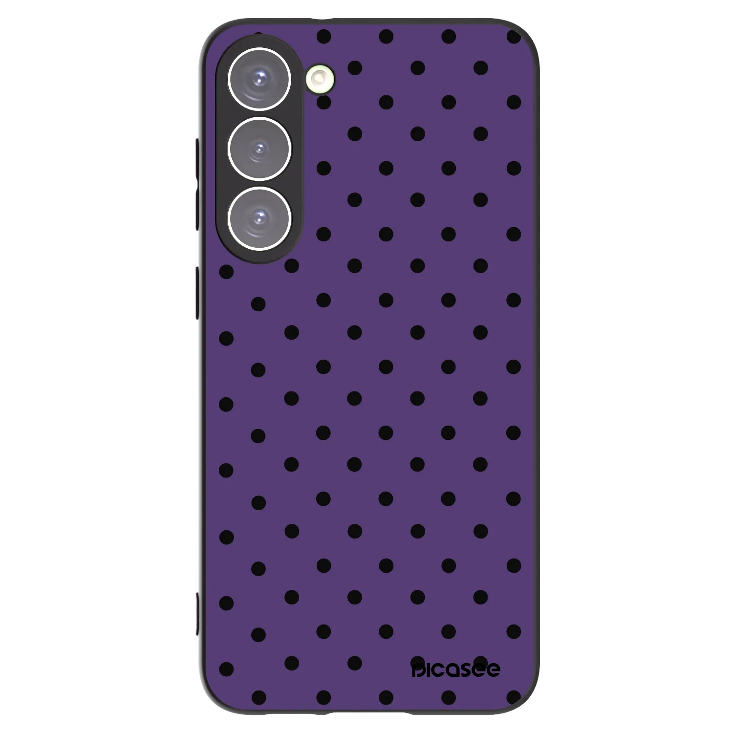 Picasee silikonový černý obal pro Samsung Galaxy S23+ 5G - Flickers 2