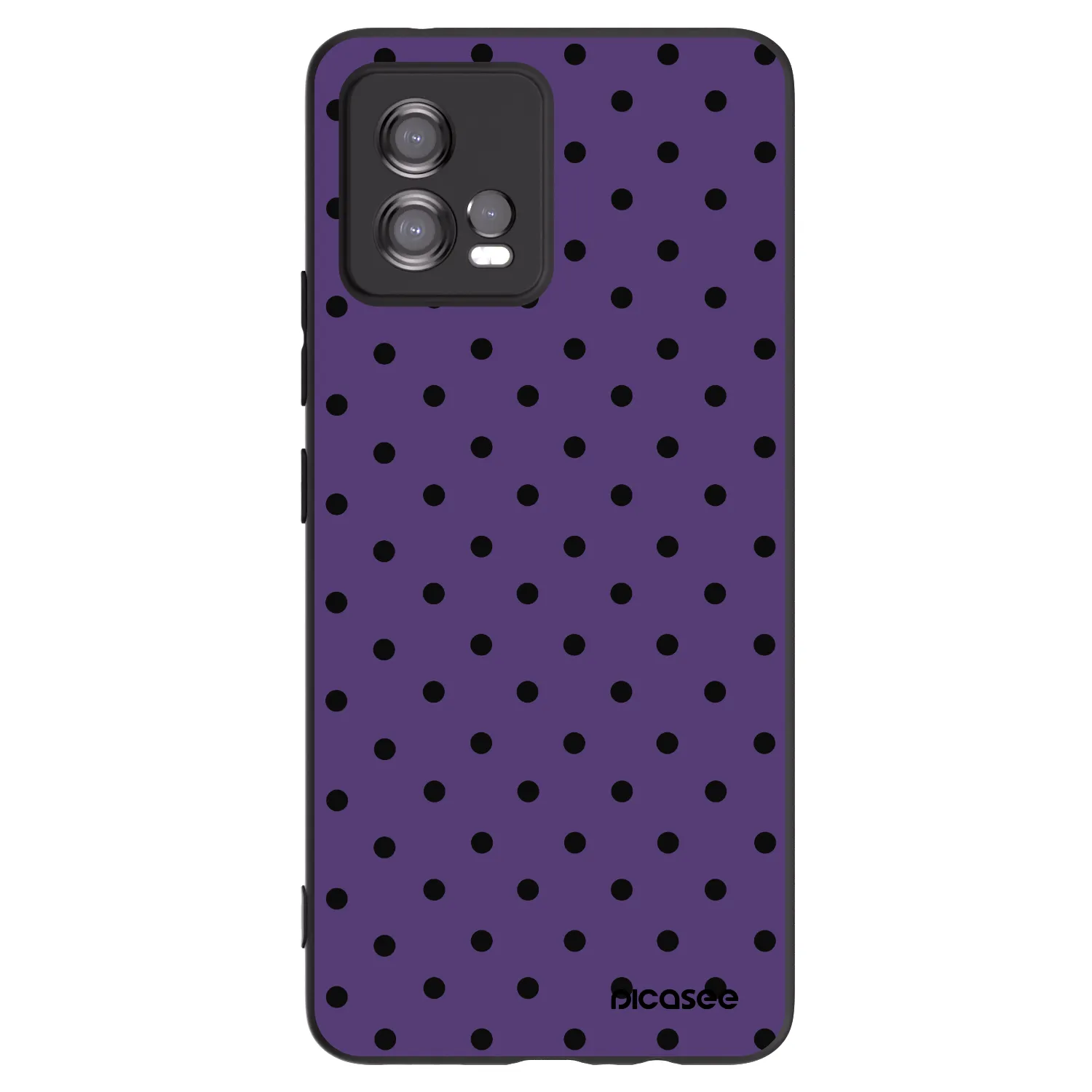 Picasee silikonový černý obal pro Motorola Moto G72 - Flickers 2