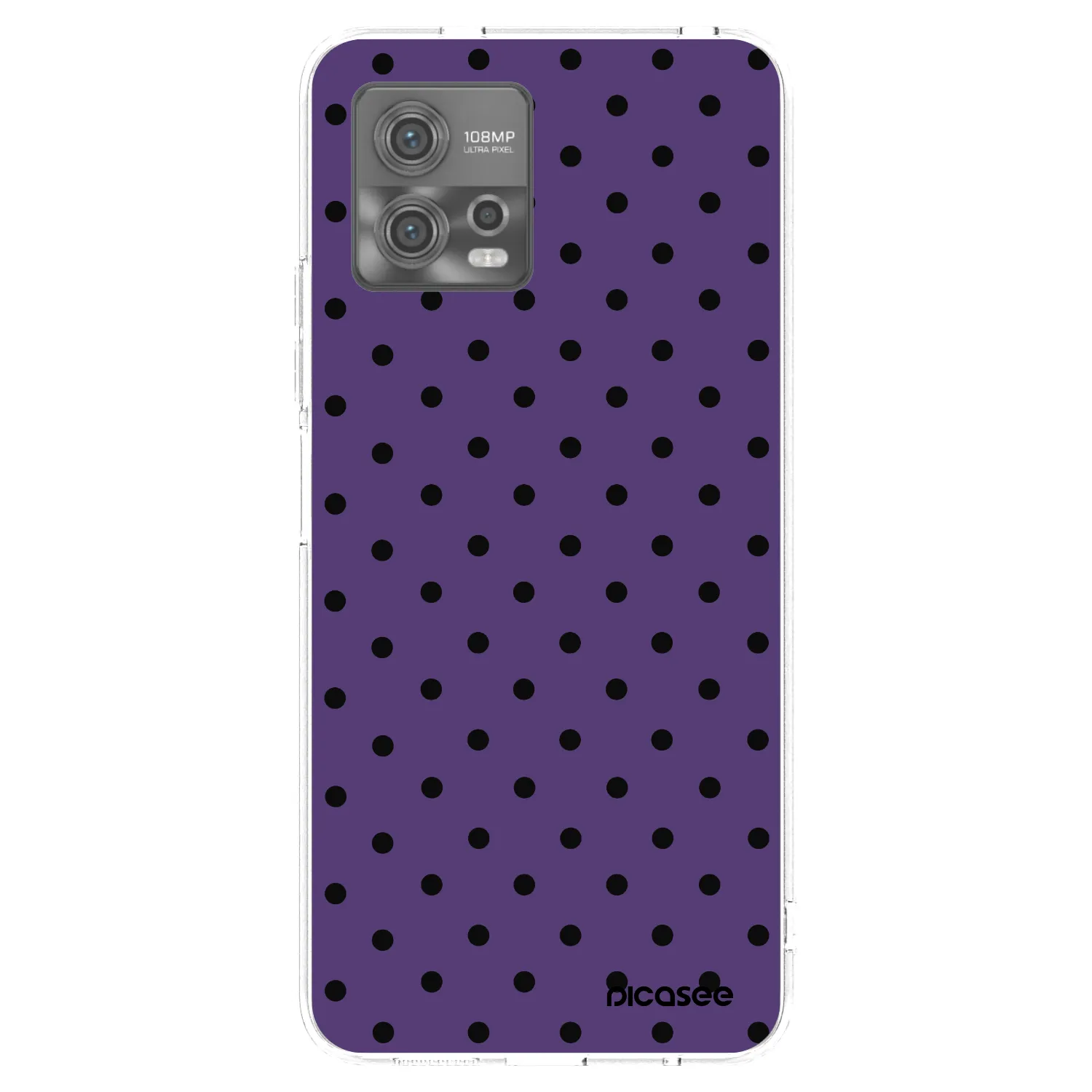 Picasee silikonový průhledný obal pro Motorola Moto G72 - Flickers 2