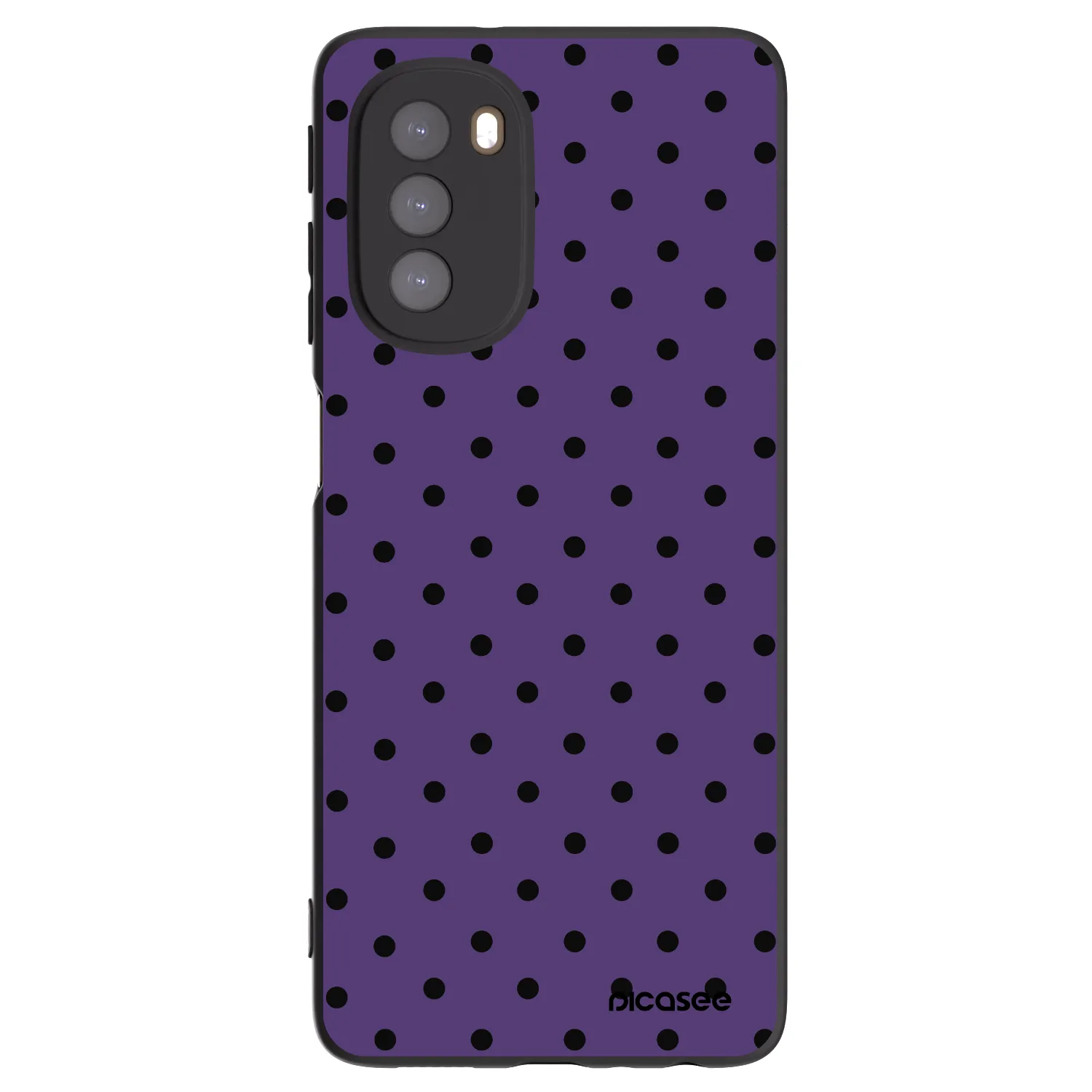 Picasee silikonový černý obal pro Motorola Moto G51 - Flickers 2