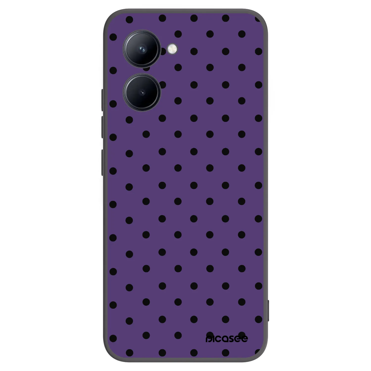 Picasee silikonový černý obal pro Realme C33 (2023) - Flickers 2