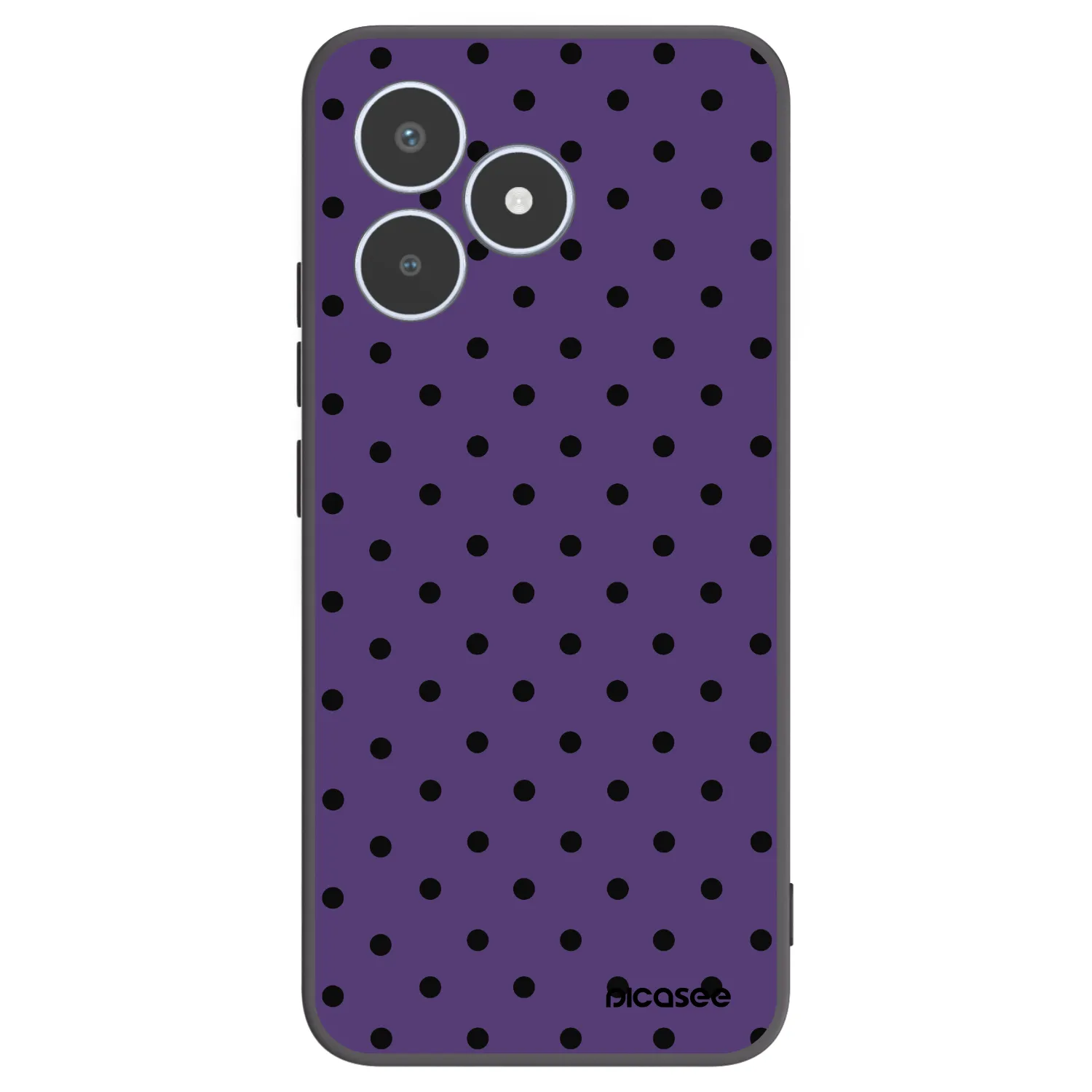 Picasee silikonový černý obal pro Realme C53 - Flickers 2