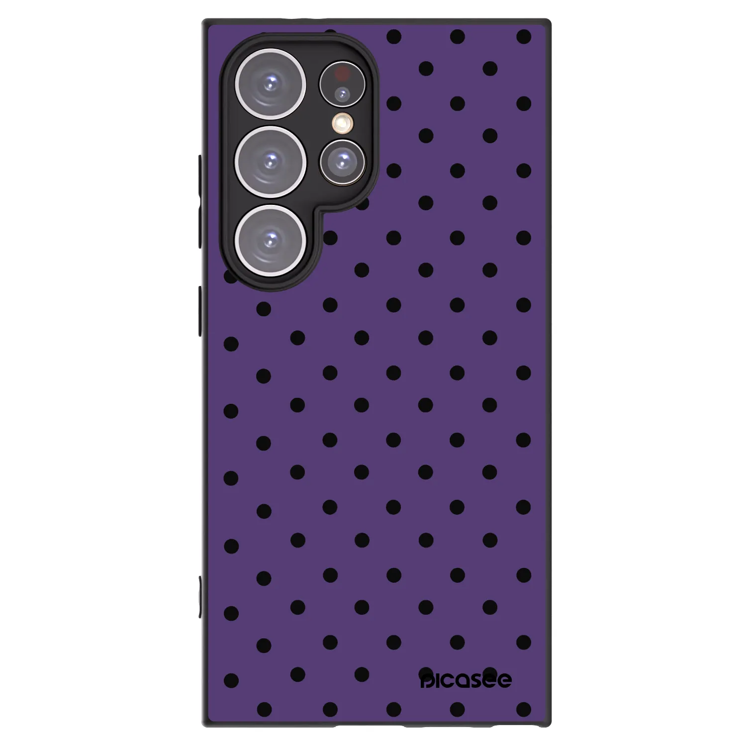 Picasee silikonový černý obal pro Samsung Galaxy S24 Ultra S928B 5G - Flickers 2