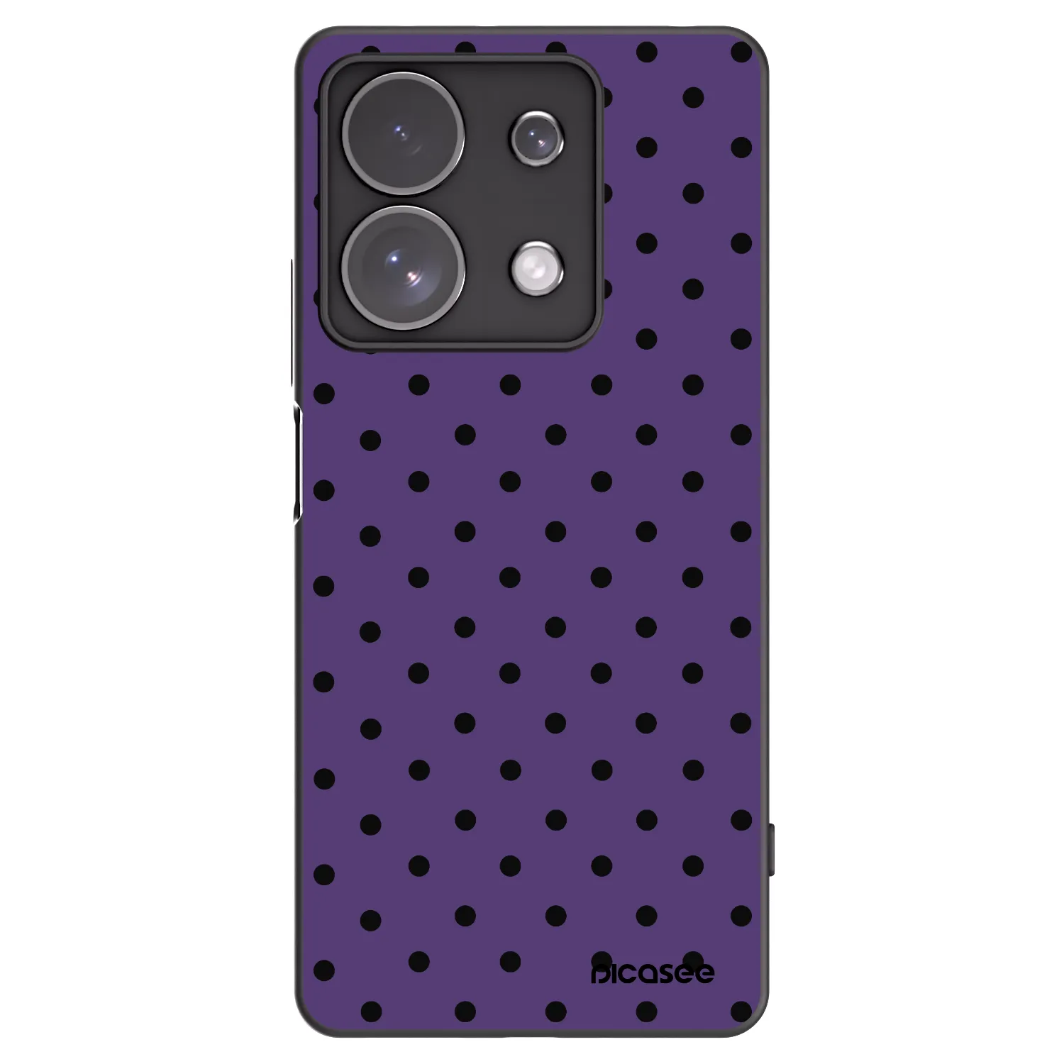 Picasee silikonový černý obal pro Xiaomi Redmi Note 13 Pro 4G - Flickers 2